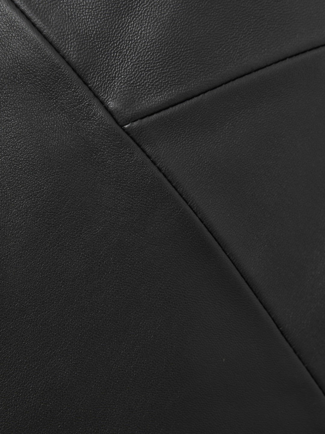 Reiss Leather High Rise Midi Skirt in Black