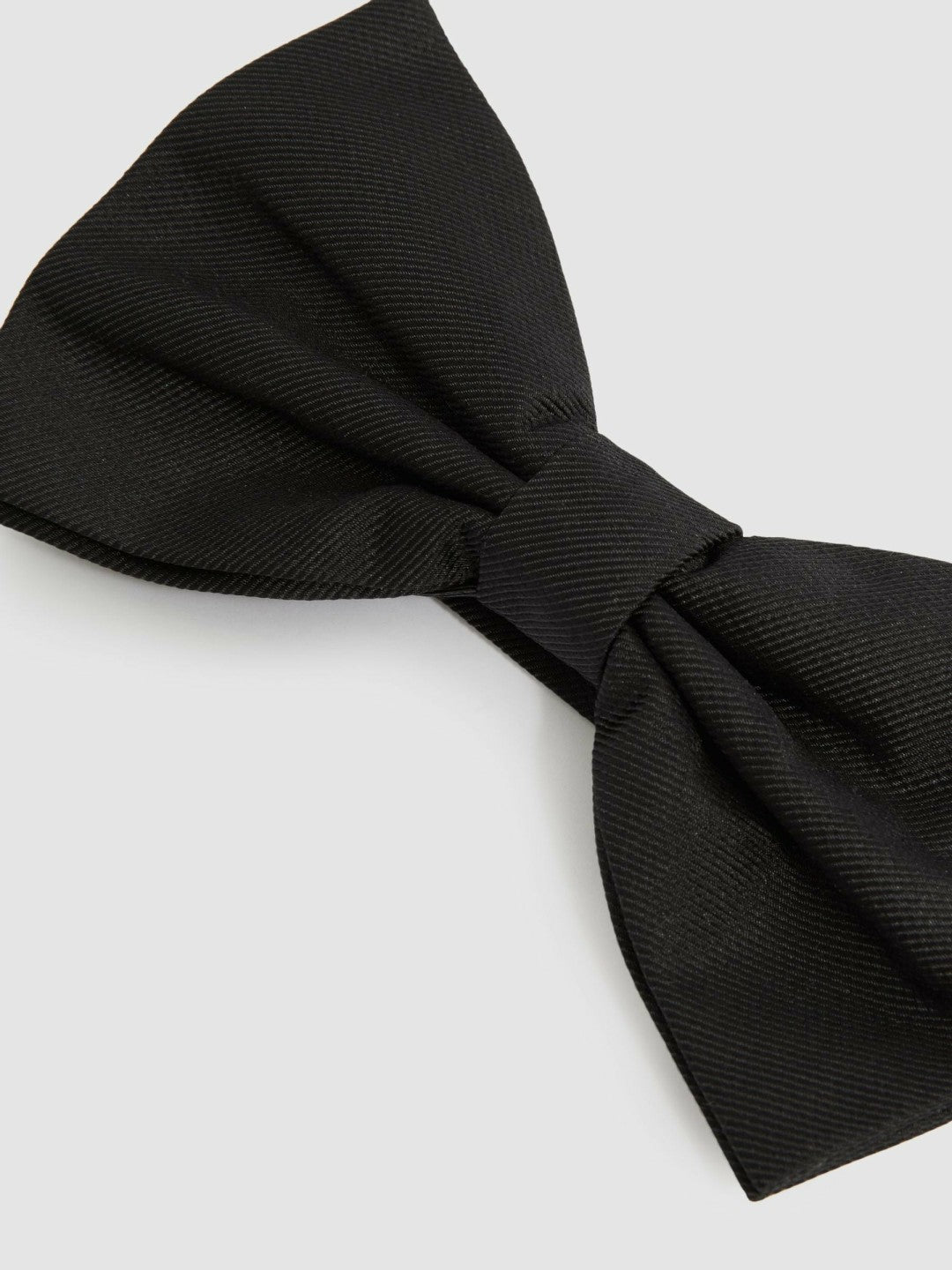 Reiss Best Seller - Grosgrain Silk Bow Tie in Black