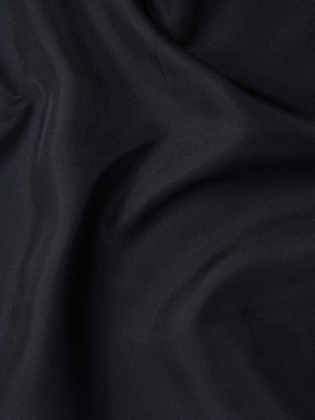 Reiss Plain Silk Pocket Square in Navy