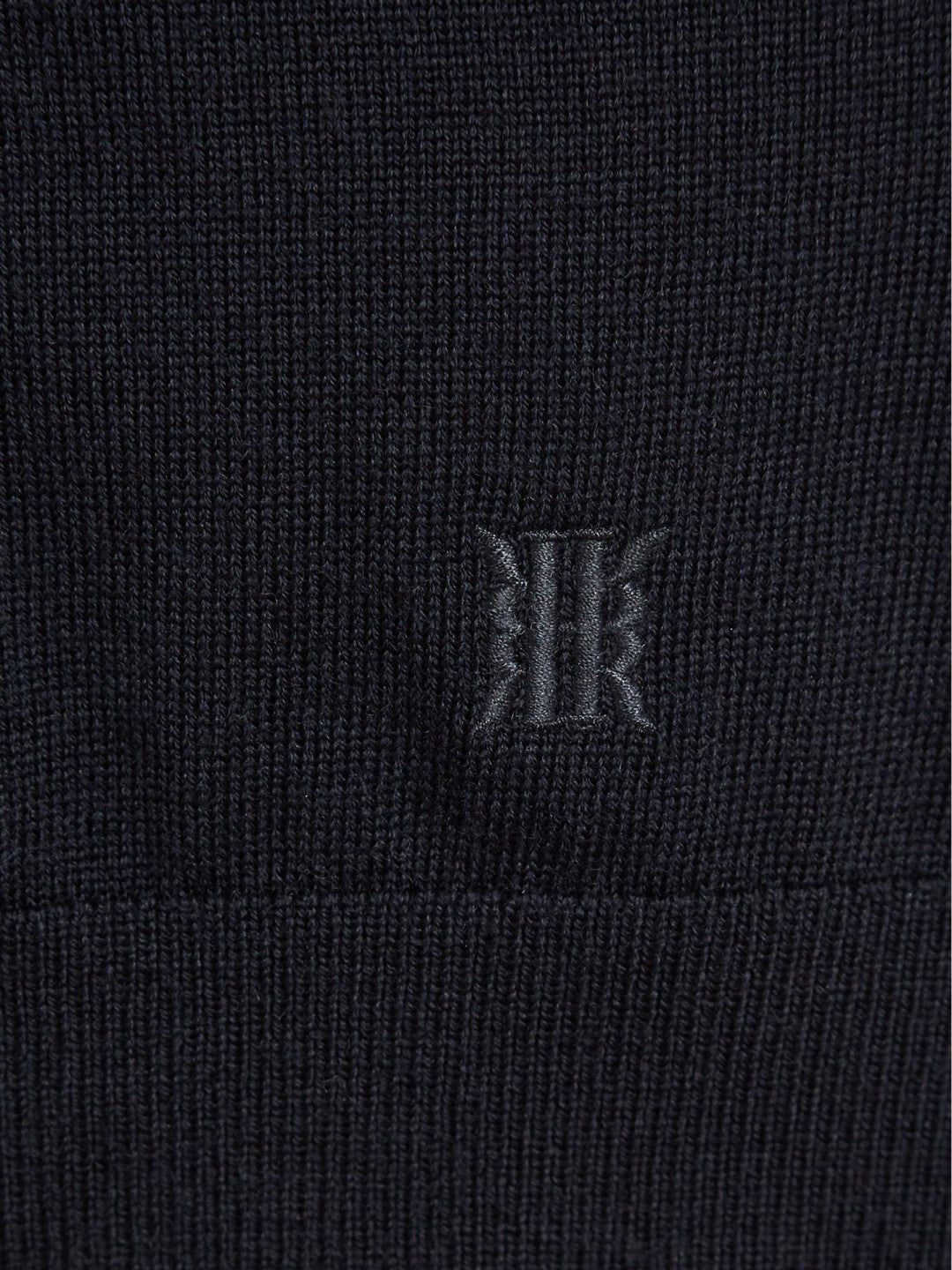 Reiss Featured - 4-9 yrs Merino Wool Zip-Neck Jumper in Navy