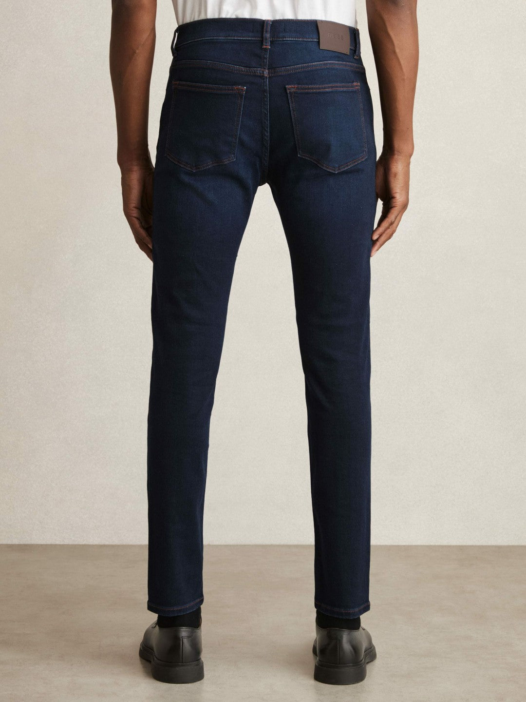 Reiss Skinny-Fit Jeans in Washed Dark Indigo