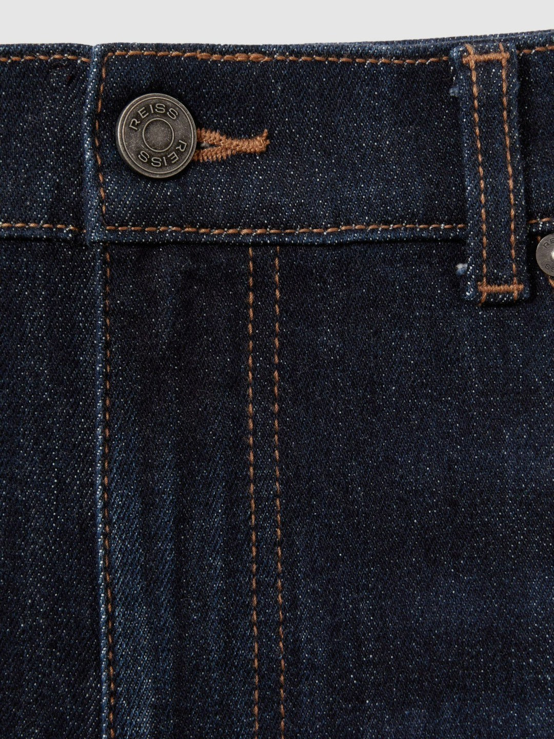 Reiss Cotton-Stretch Slim-Fit Jeans in Indigo Blue Wash