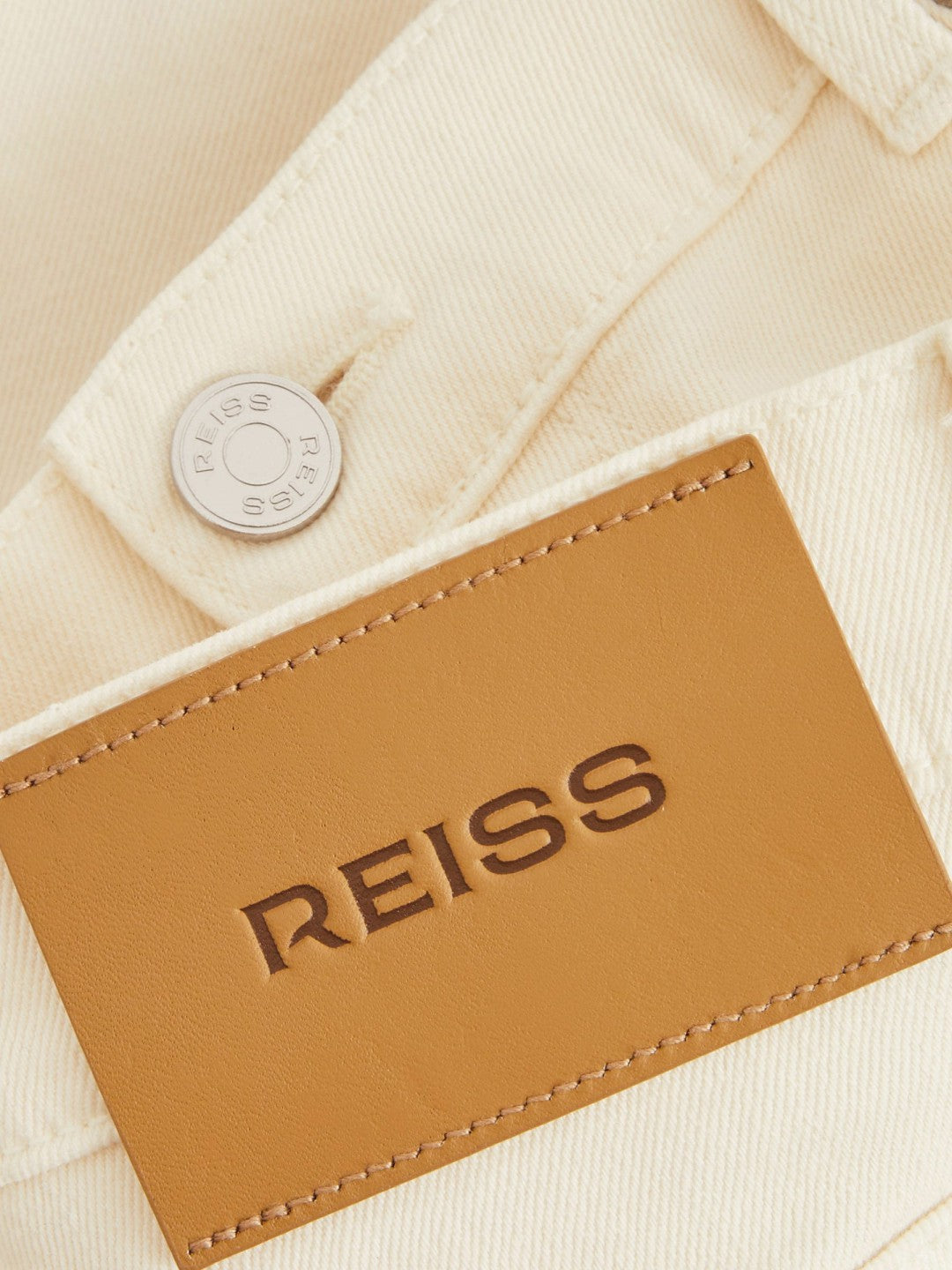 Reiss Straight-Leg Jeans in White
