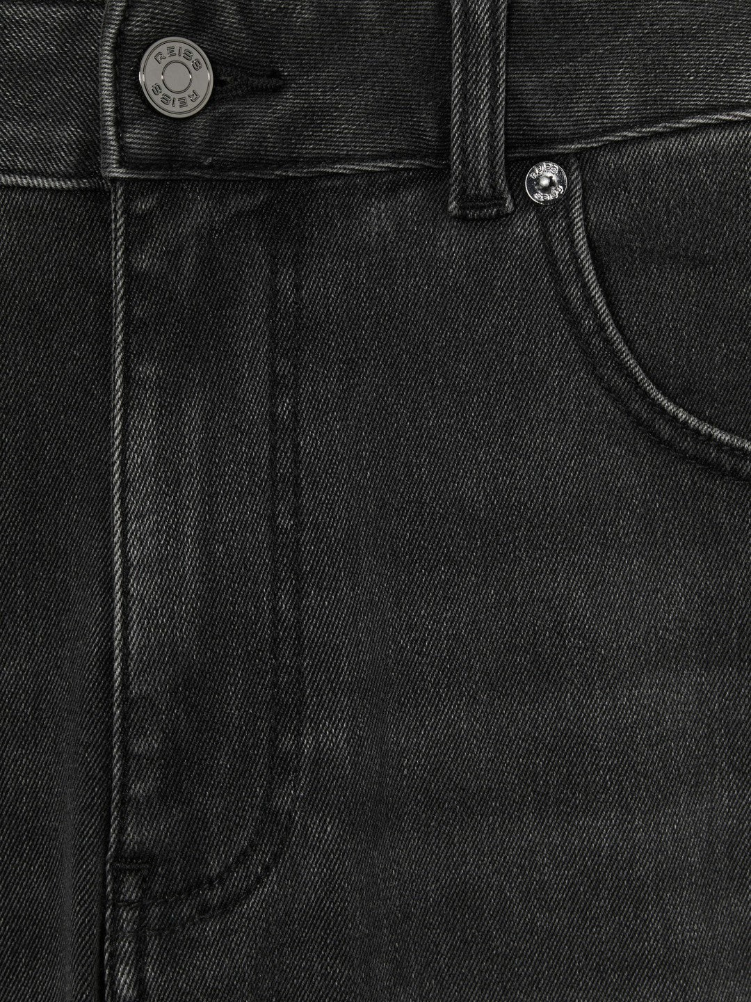 Reiss Tapered Slim-Fit Jeans in Washed Black