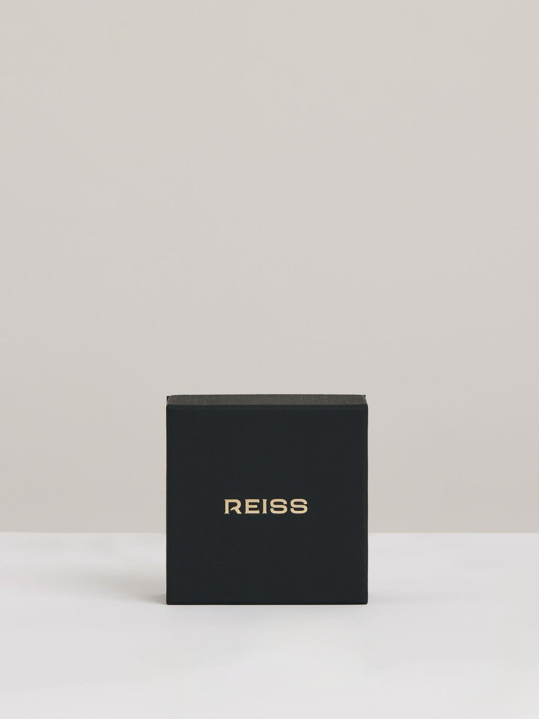 Reiss Hinged Crystal Cuff in Gold
