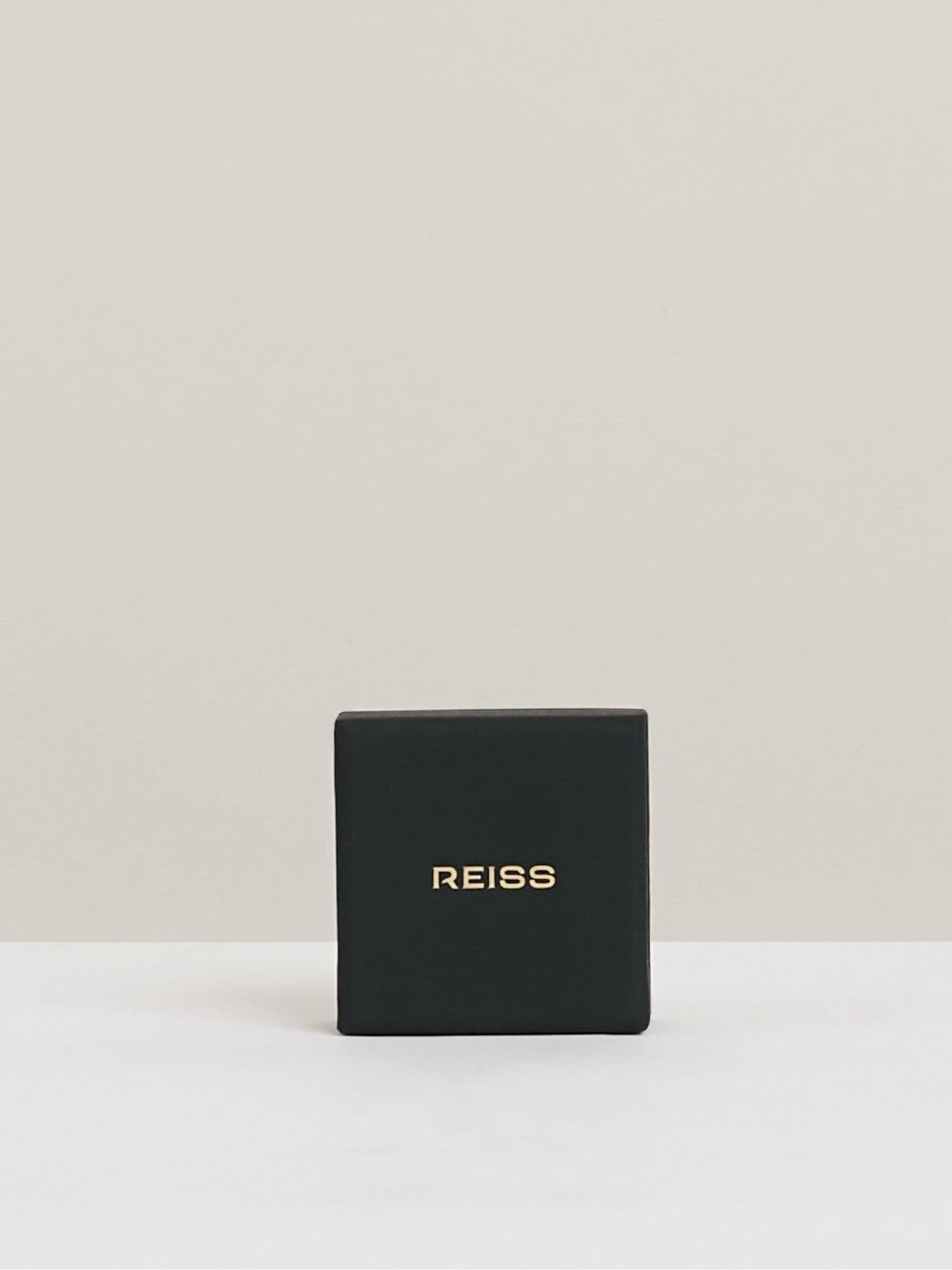 Reiss Wave Hoop Earrings in Gold Tone