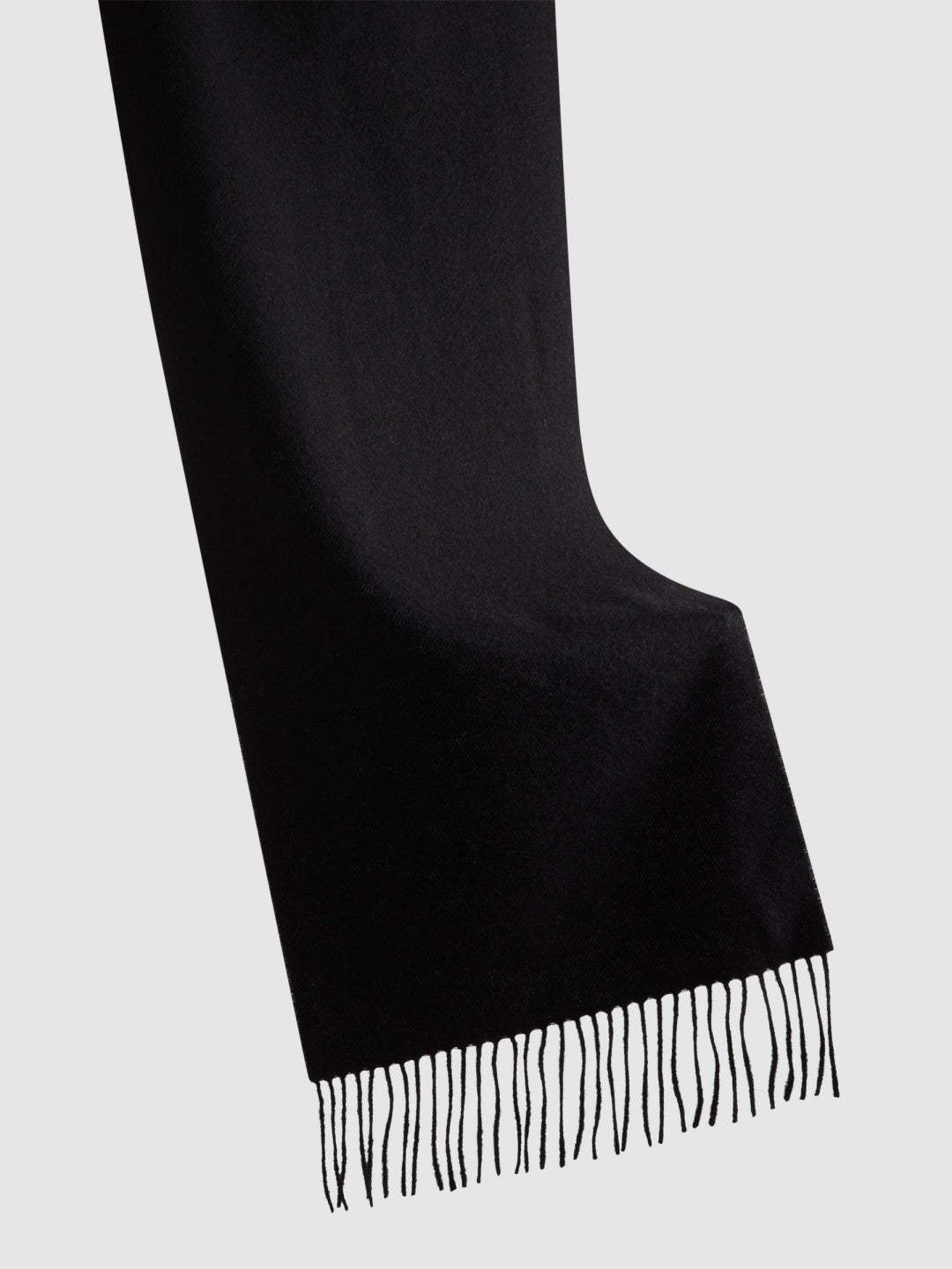 Reiss Wool and Cashmere Scarf in Black