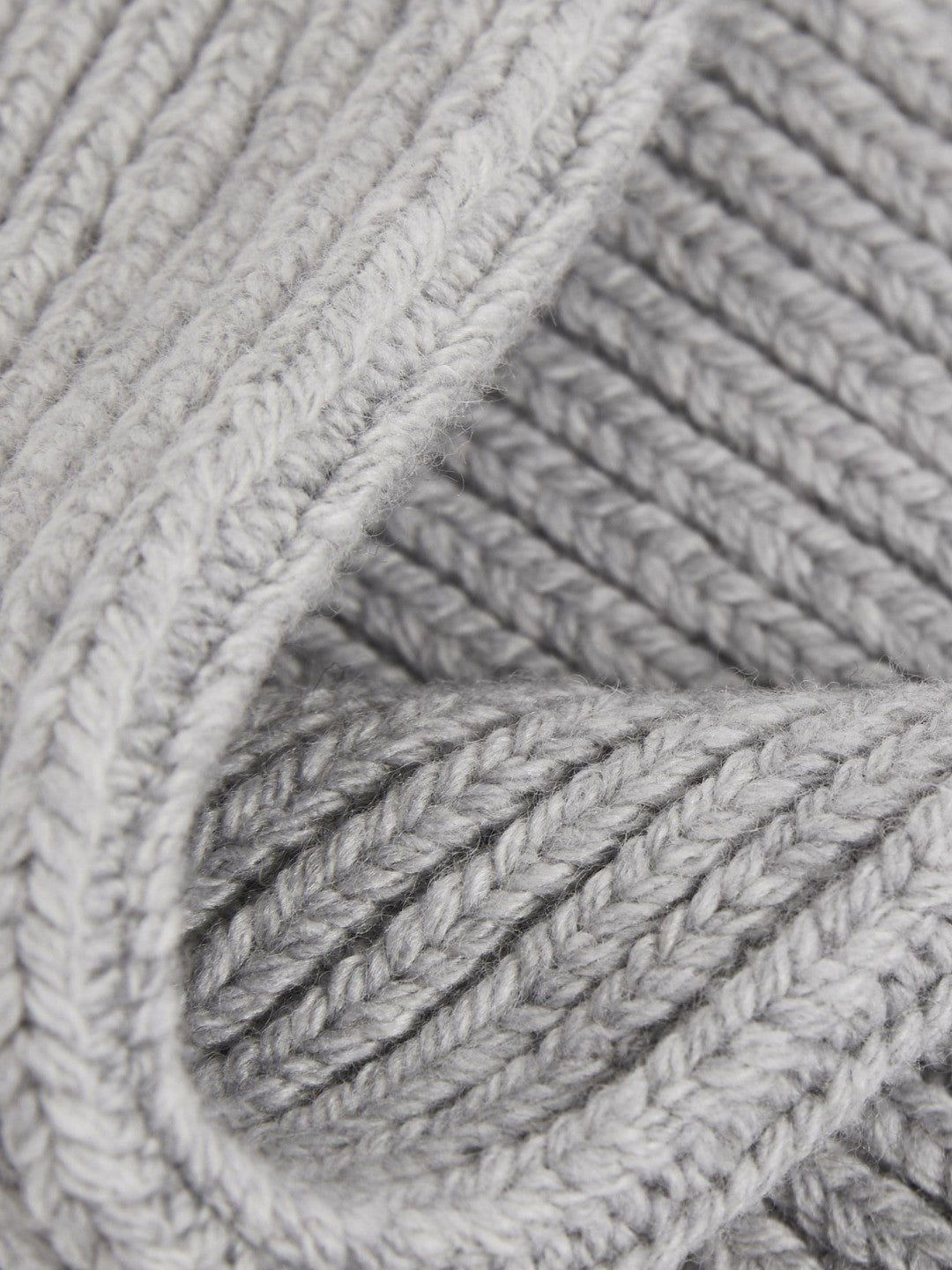 Reiss Rib-Knit Socks With Cashmere in Grey