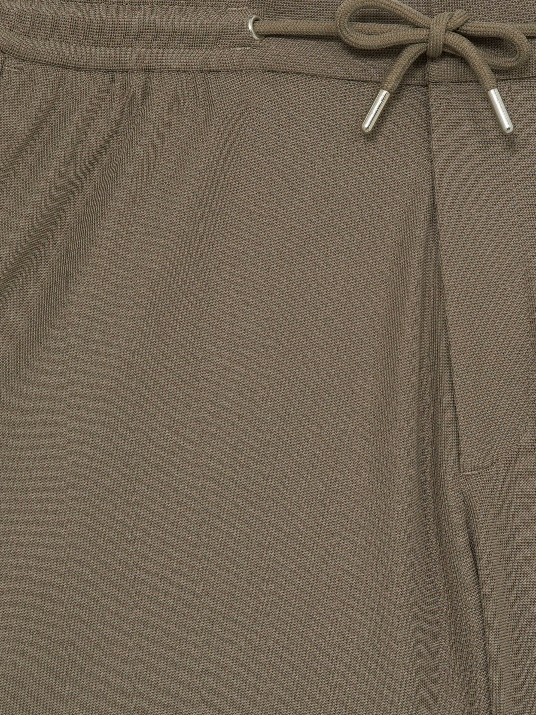 Reiss Value - Textured Drawstring Shorts in Mocha Brown