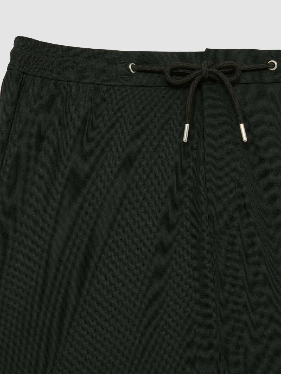 Reiss Textured Drawstring Shorts in Dark Green