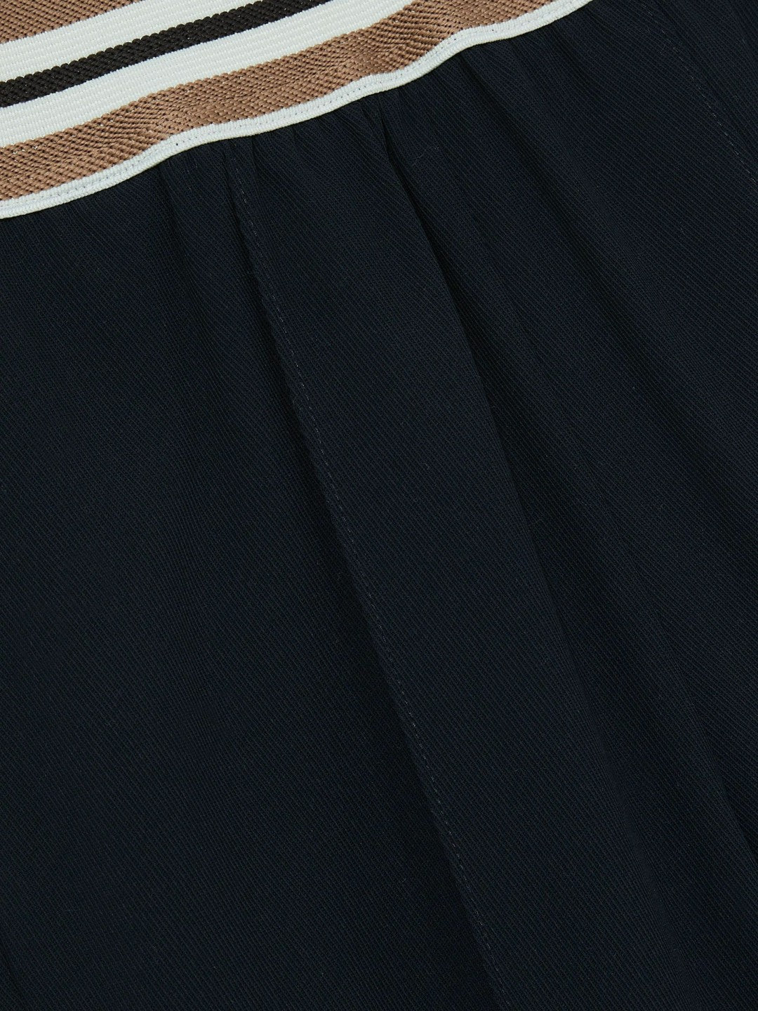 Reiss 13-14 yrs Stripe-Waistband Wide-Leg Trousers in Navy