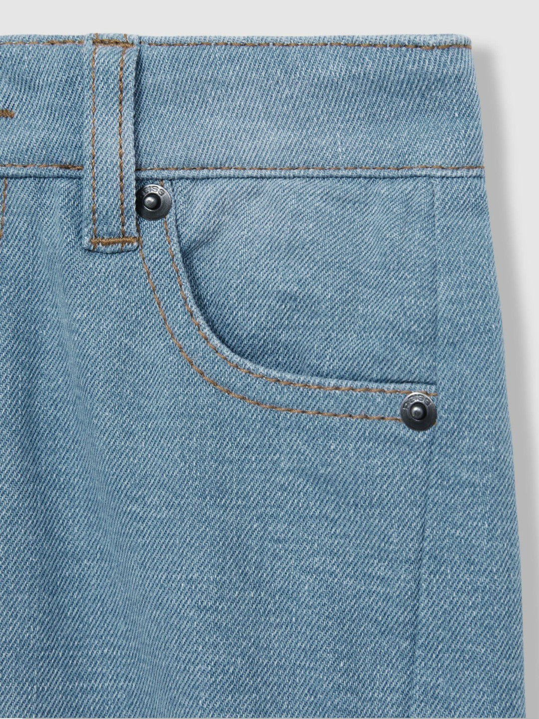 Reiss 9-13 yrs Patchwork Denim Jeans Two-Tone in Blue