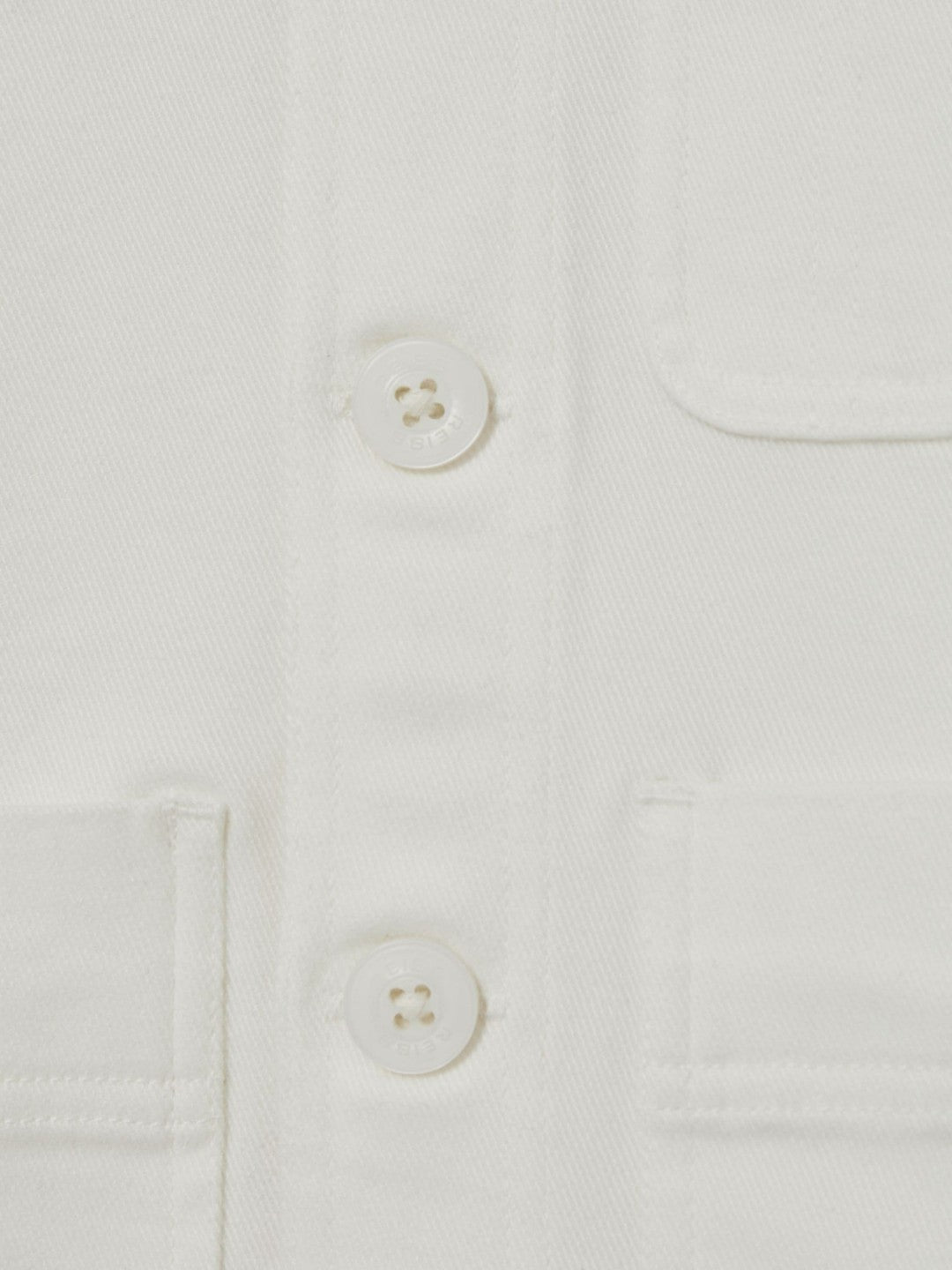 Reiss Best Seller - Cotton-Blend Work Jacket in Off White