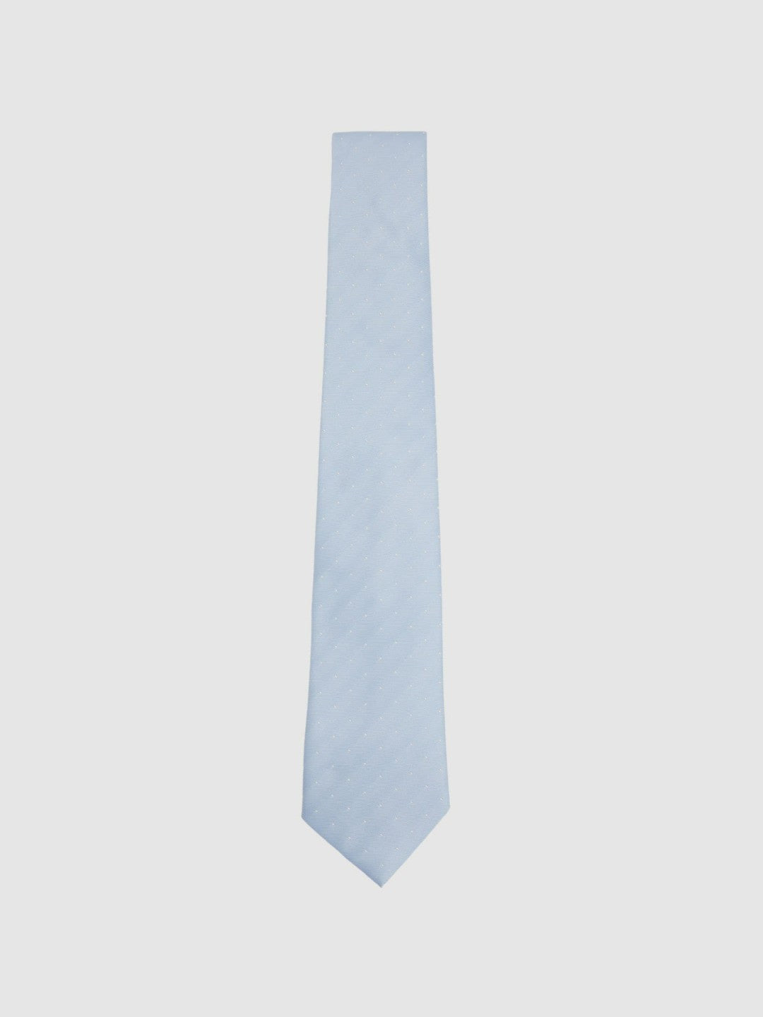 Reiss Featured - Polka Dot Silk Tie in Light Blue