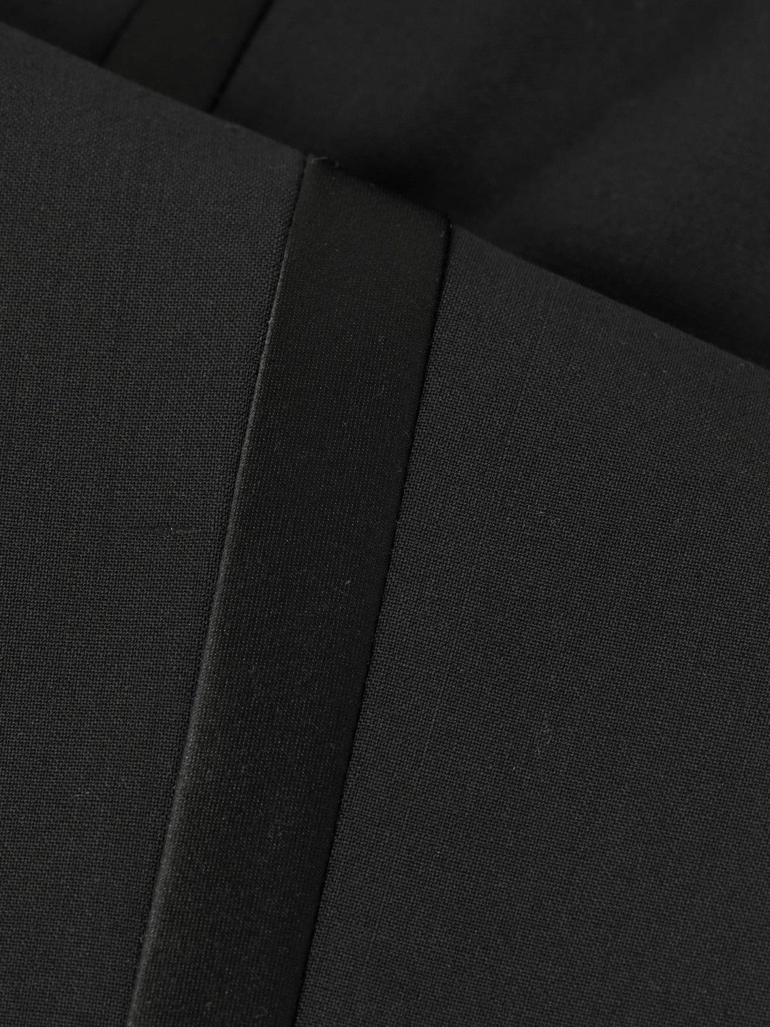 Reiss 3-9 yrs Tuxedo Satin Stripe Trousers in Black