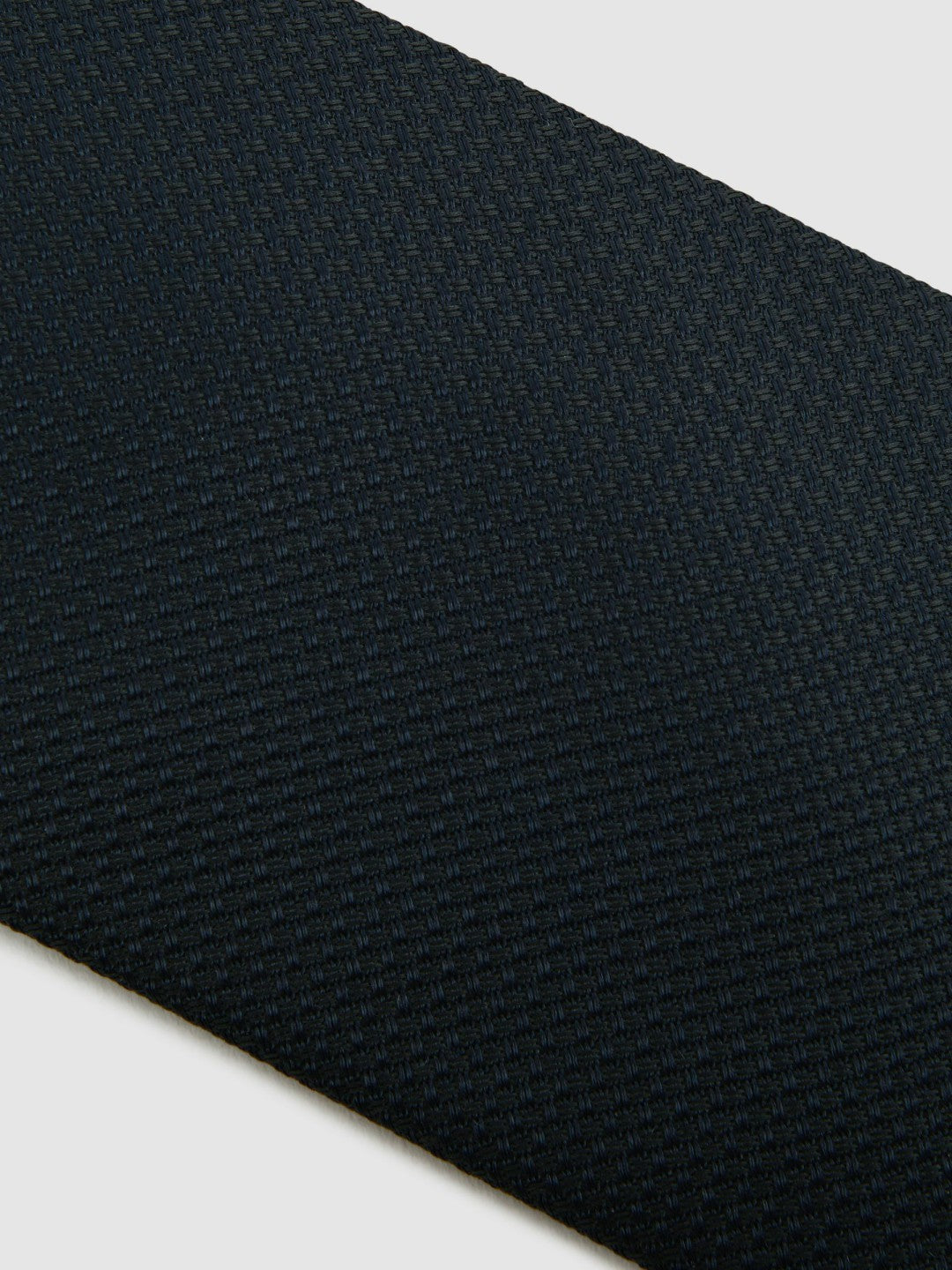 Reiss Best Seller - Textured Silk Blend Tie in Navy