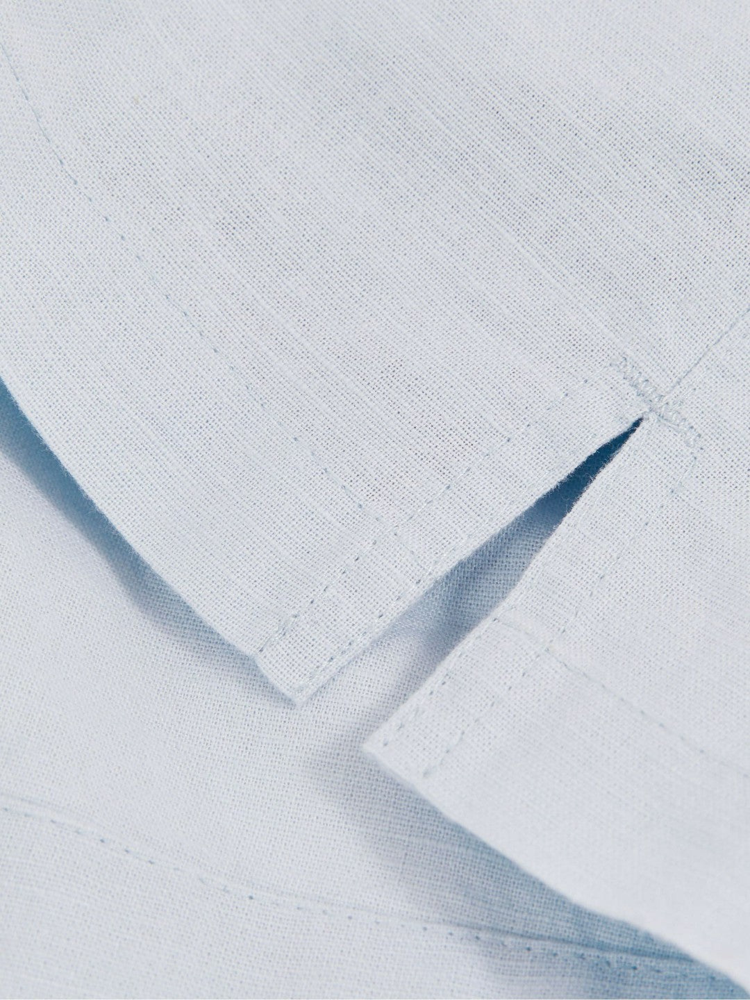 Reiss 9-13 yrs Cotton-Linen Drawstring Shorts in Soft Blue