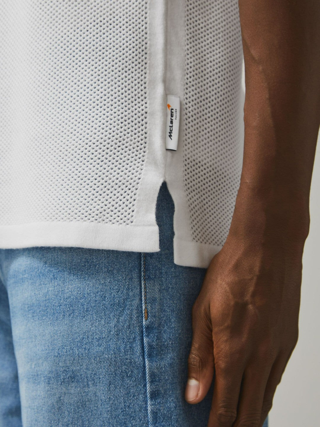 Reiss Affordable - McLaren F1 Team Speedmark Knit Vest in White