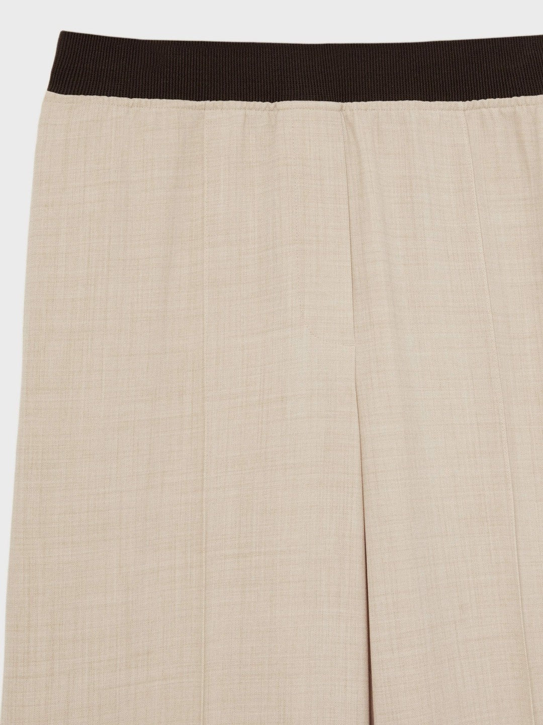 Reiss Affordable - Petite Wide-Leg Elasticated-Waist Trousers in Neutral