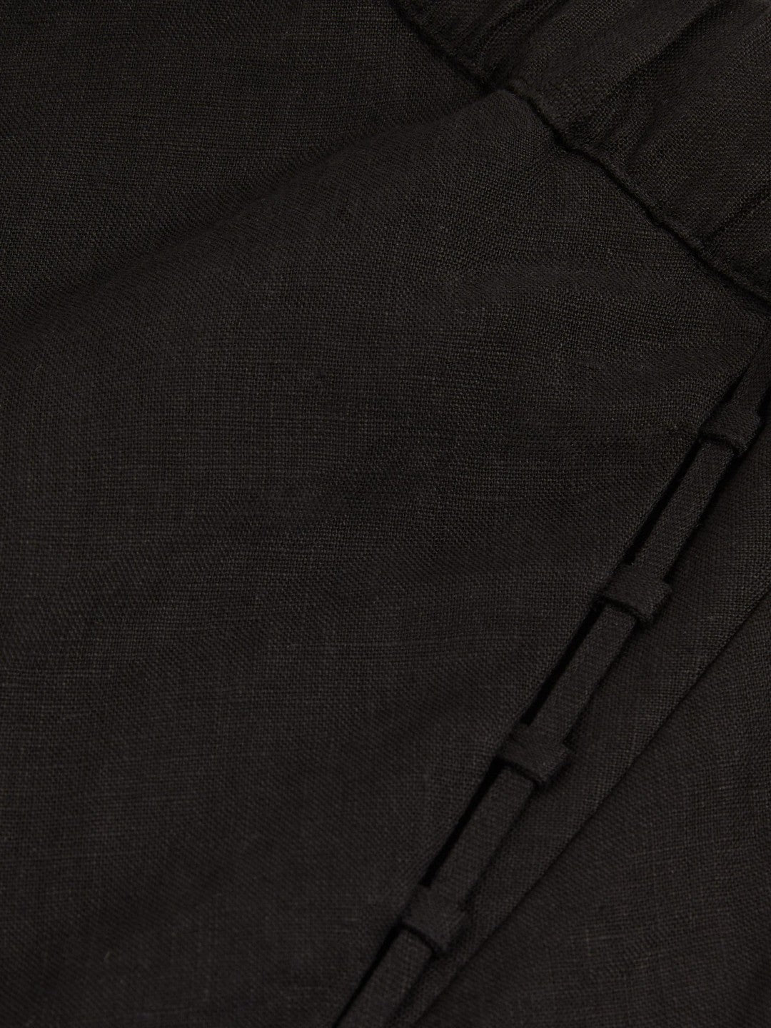 Reiss Slip Midi Skirt in Black
