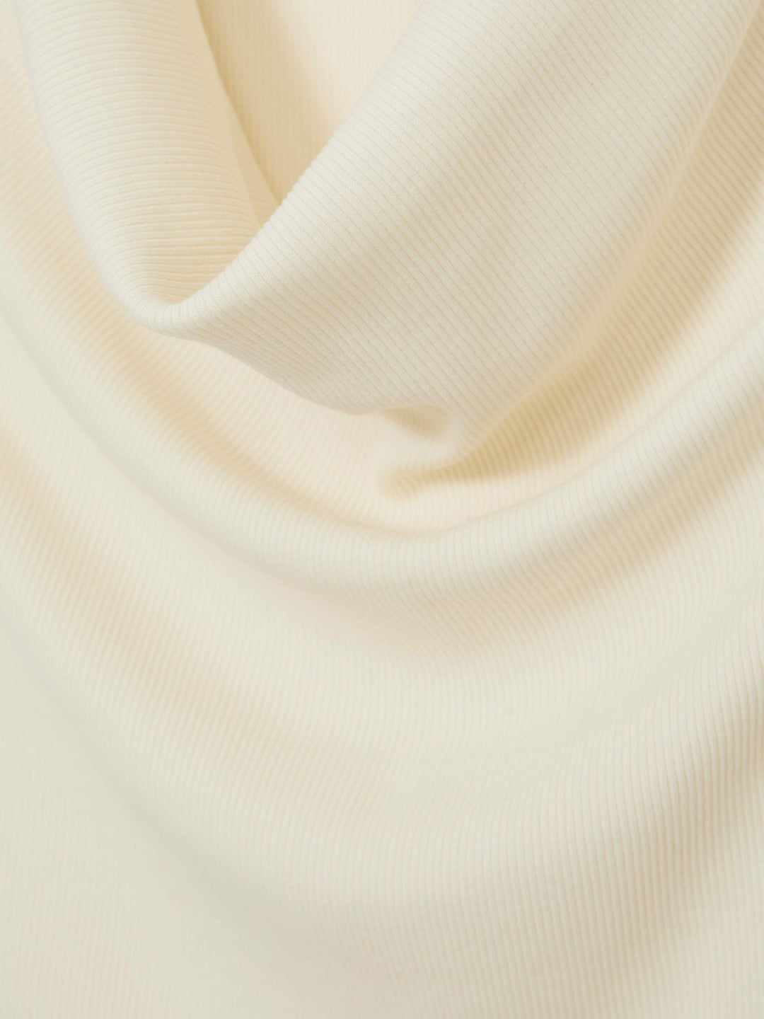 Reiss Sale - Ribbed Cowl-Neck Vest in Ivory
