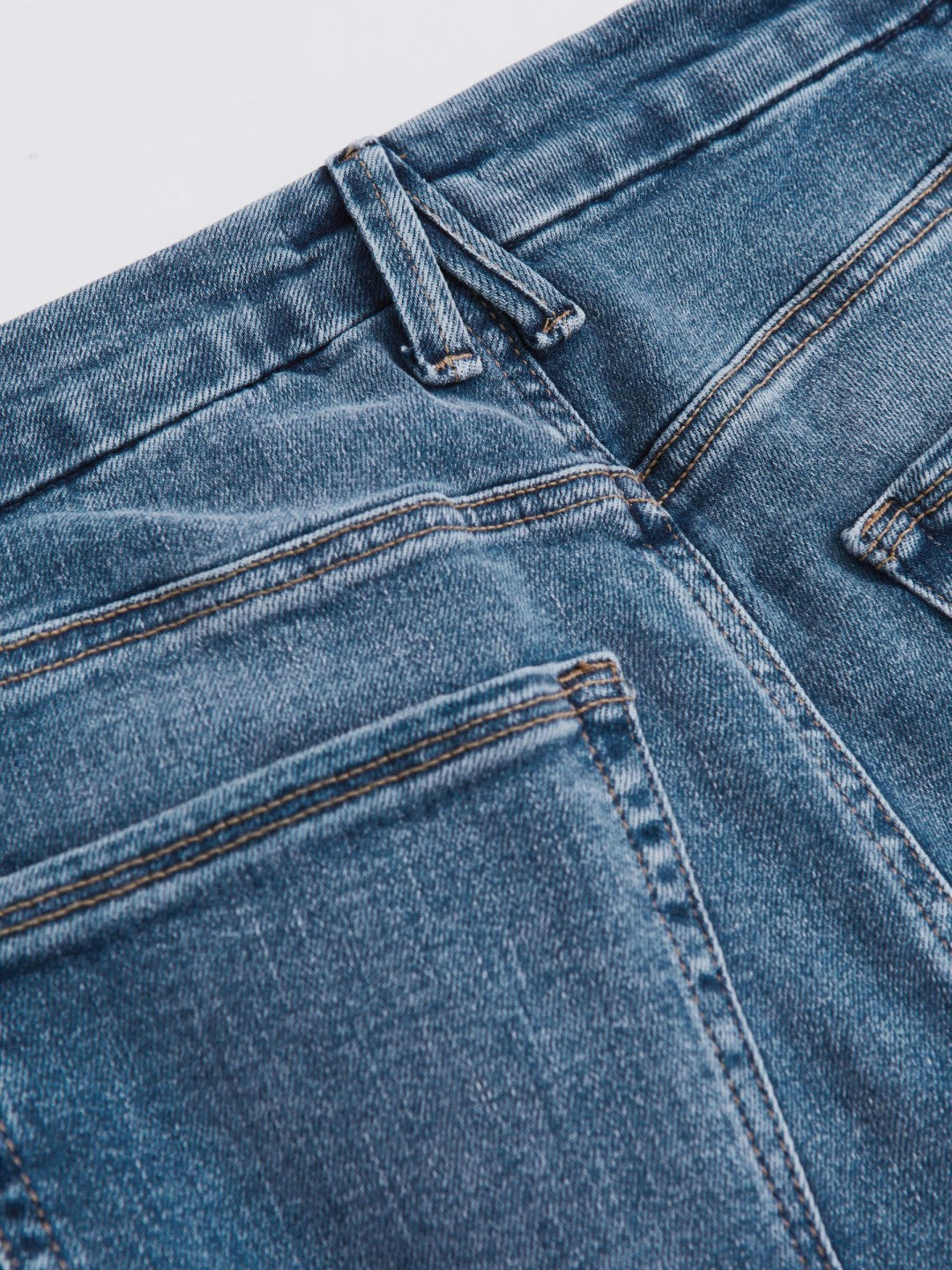 Reiss Straight Compression Jeans in Indigo Blue