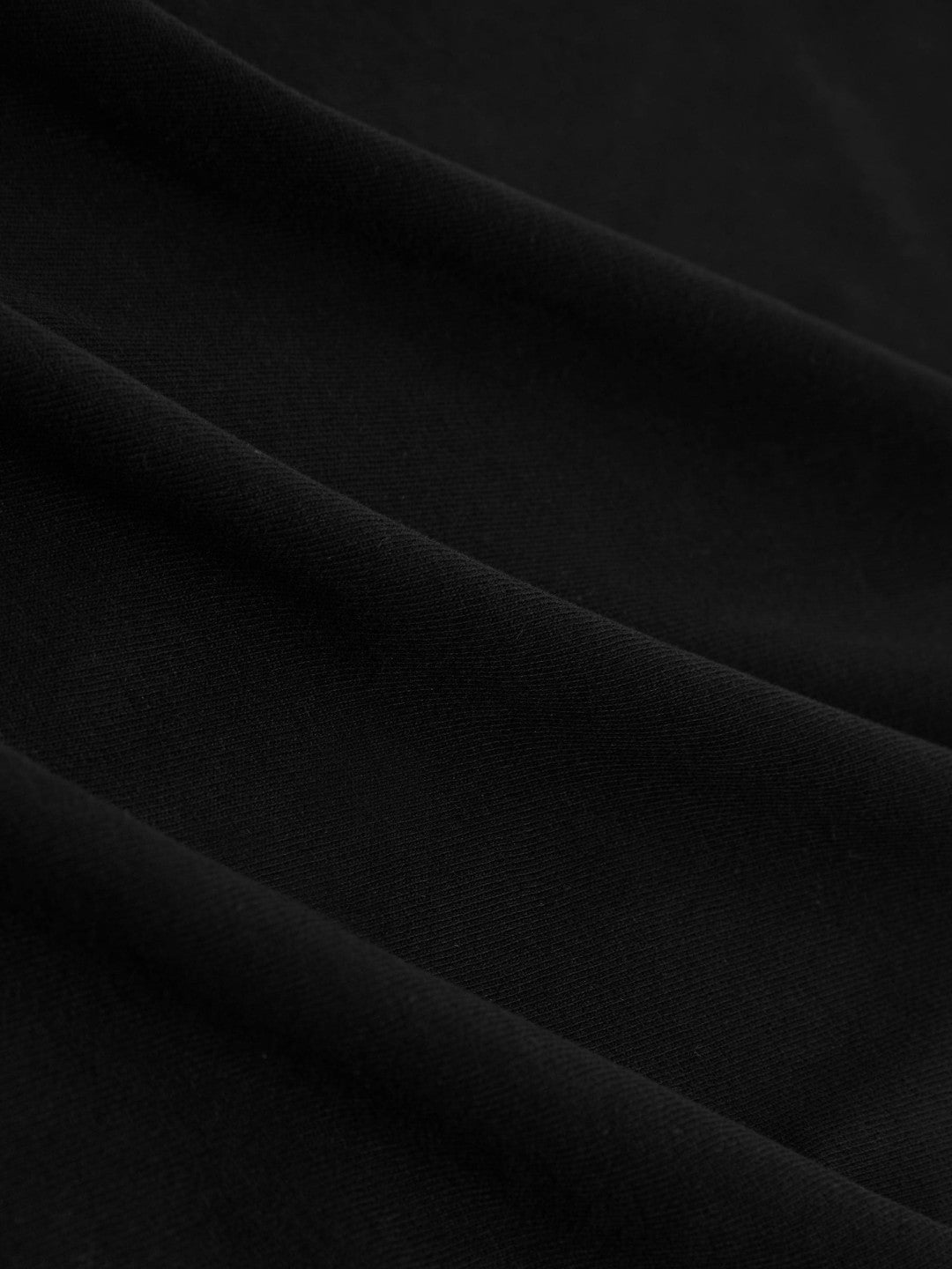 Reiss Best Seller - Brushed-Cotton V-Neck T-Shirt in Black