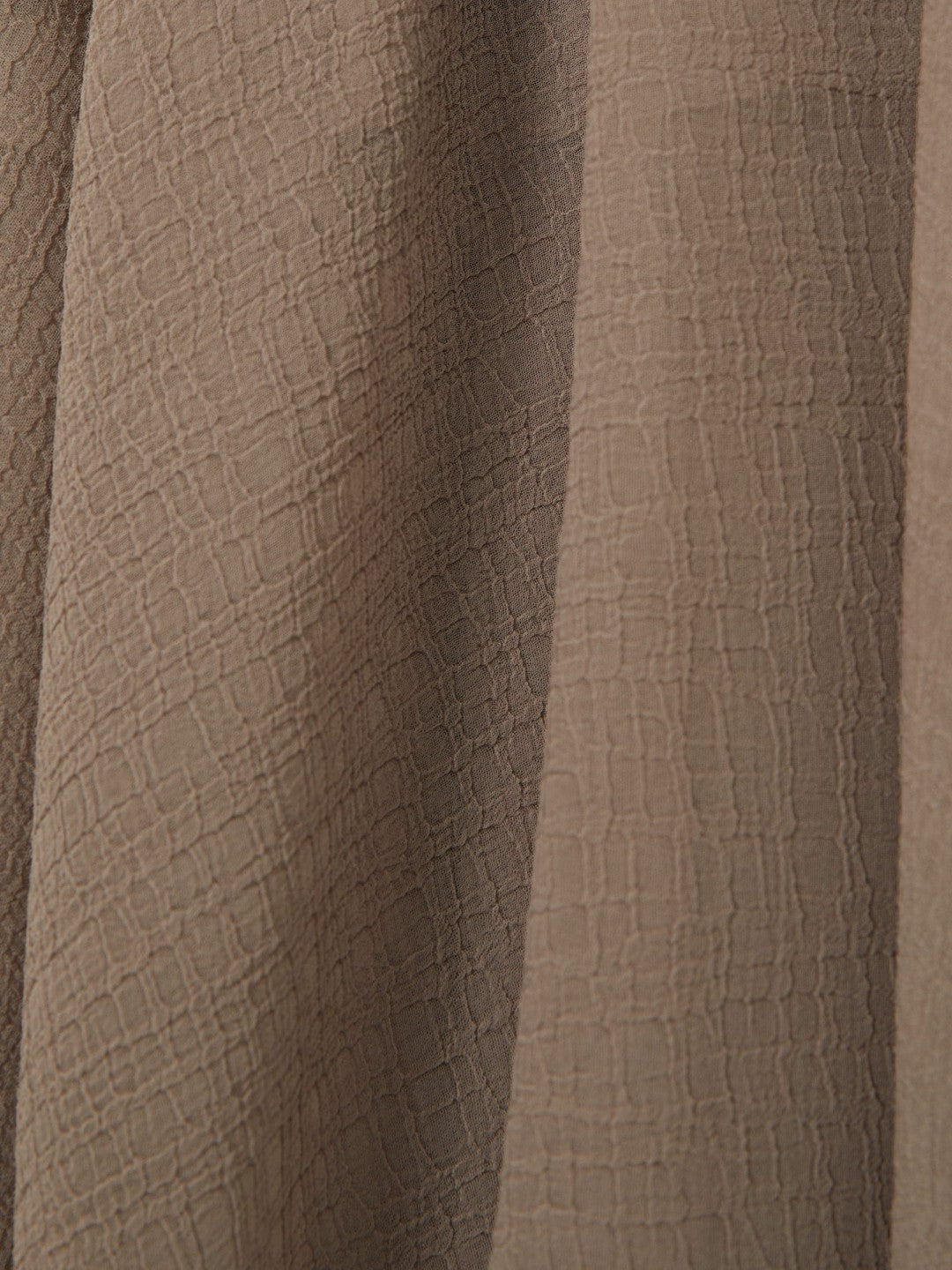 Reiss Sheer-Overlay High-Low Shorts in Mink Neutral