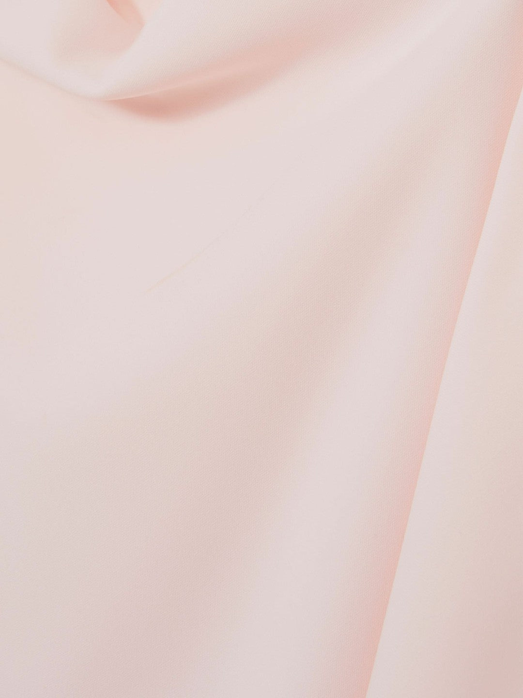 Reiss Draped-Front High-Neck Midi Dress in Pale Pink