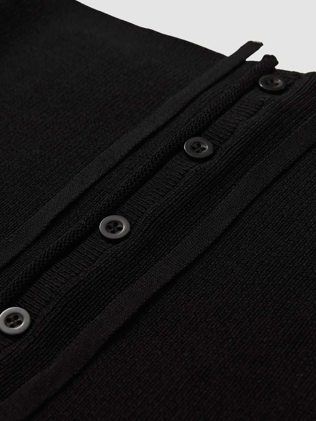 Reiss 100% Cotton Jumper in Black