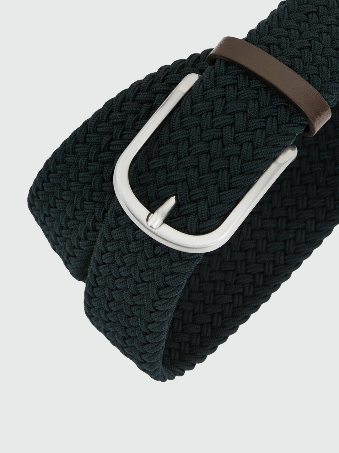 Reiss Basket Weave Belt in Navy