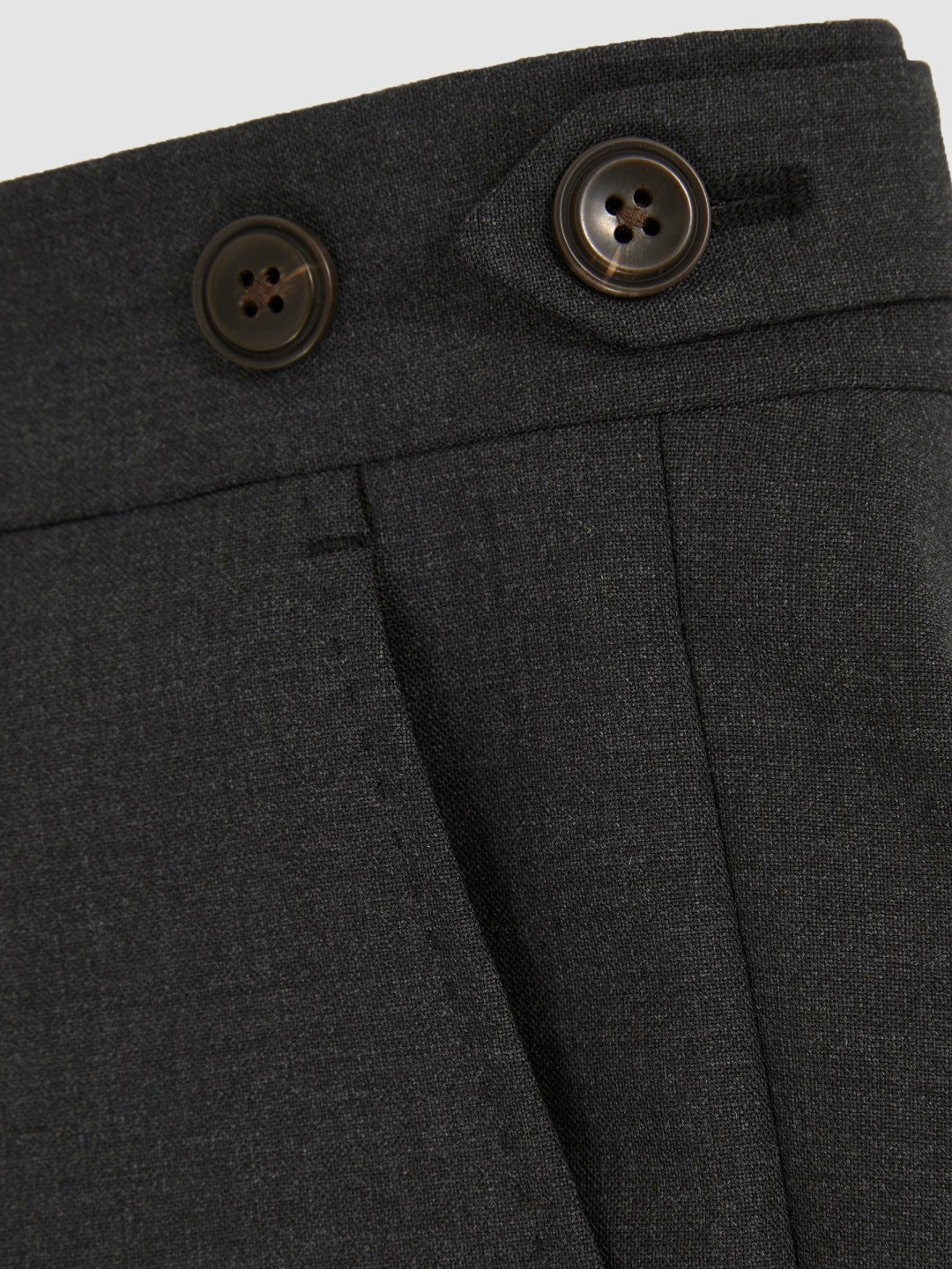 Reiss Offer - Slim-Fit Wool-Blend Suit Trousers in Grey