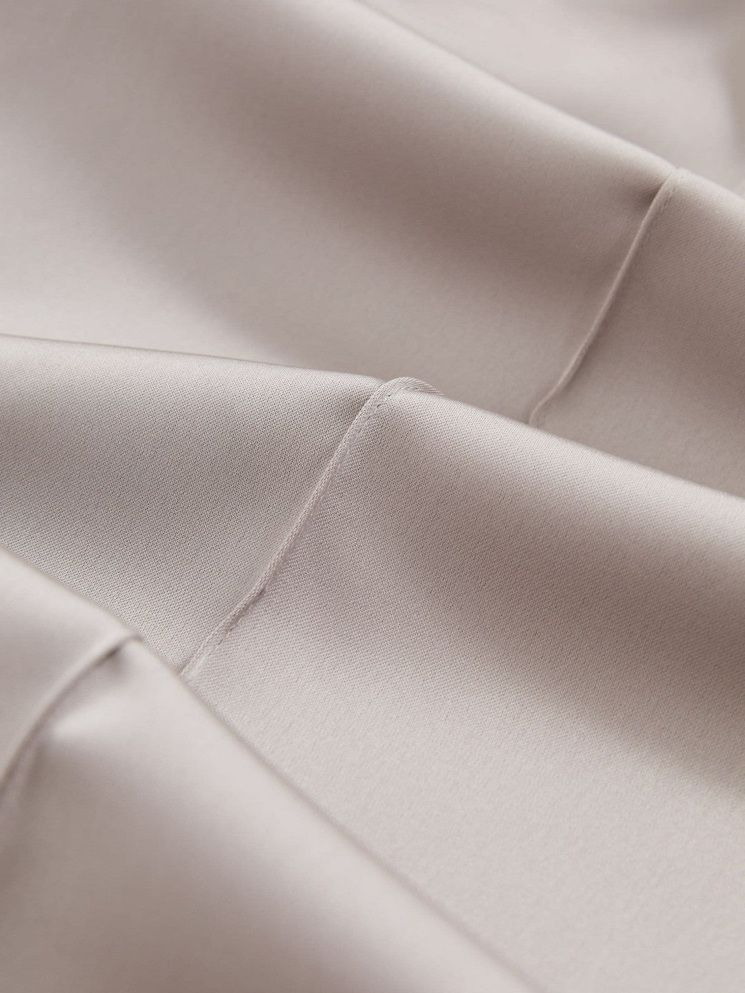 Reiss Featured - Satin Wide Leg Elastic Waist Trousers in Grey