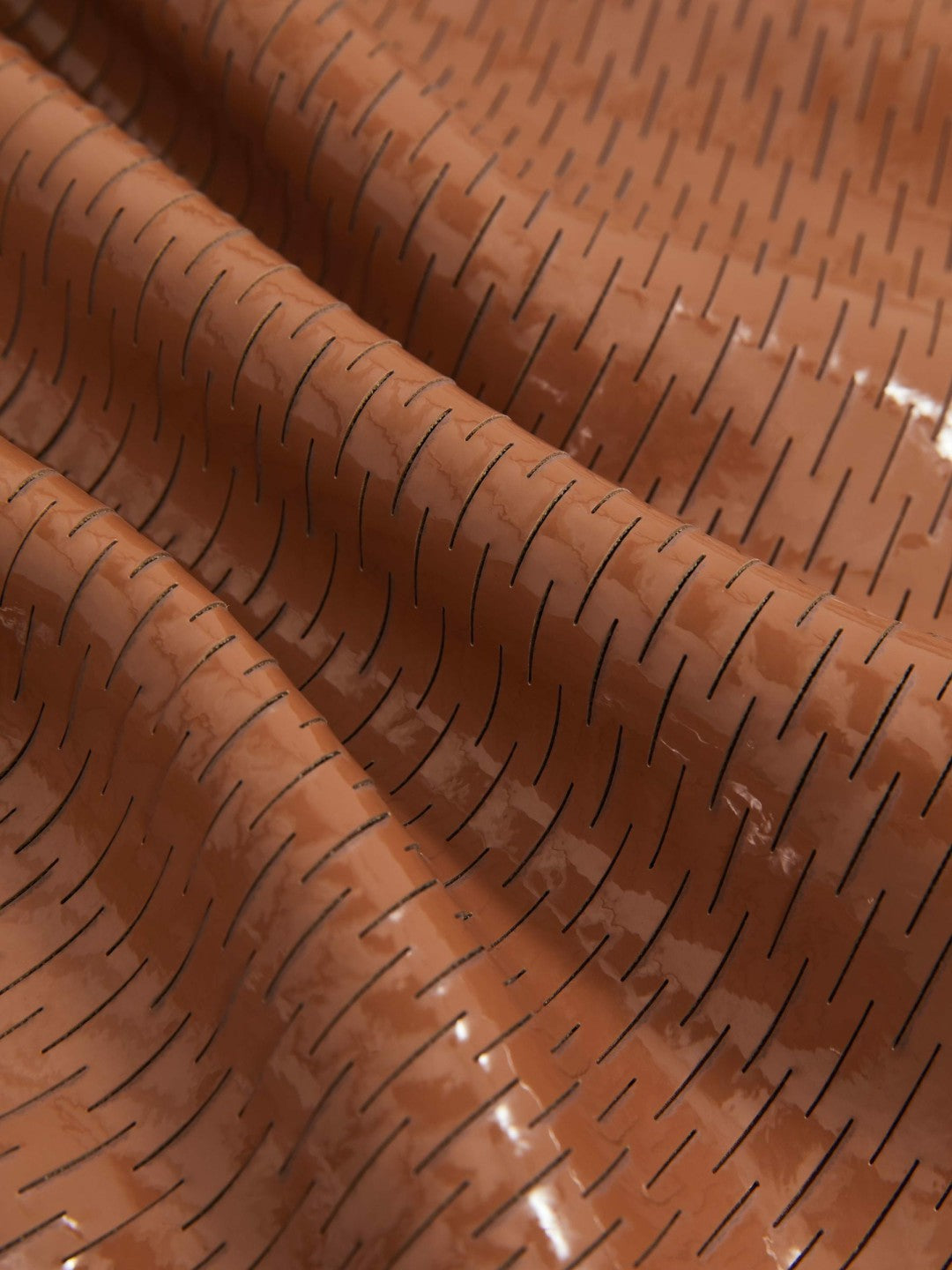 Reiss Savings - Atelier Laser-Cut Pencil Skirt in Tan