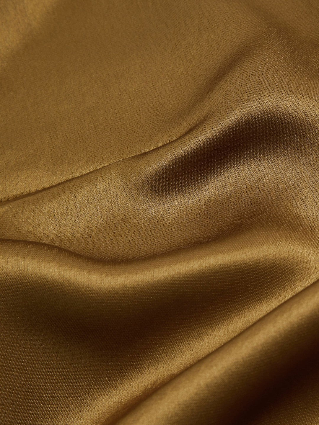 Reiss Offer - Acler Draped Satin Mini Dress in Gold Moss