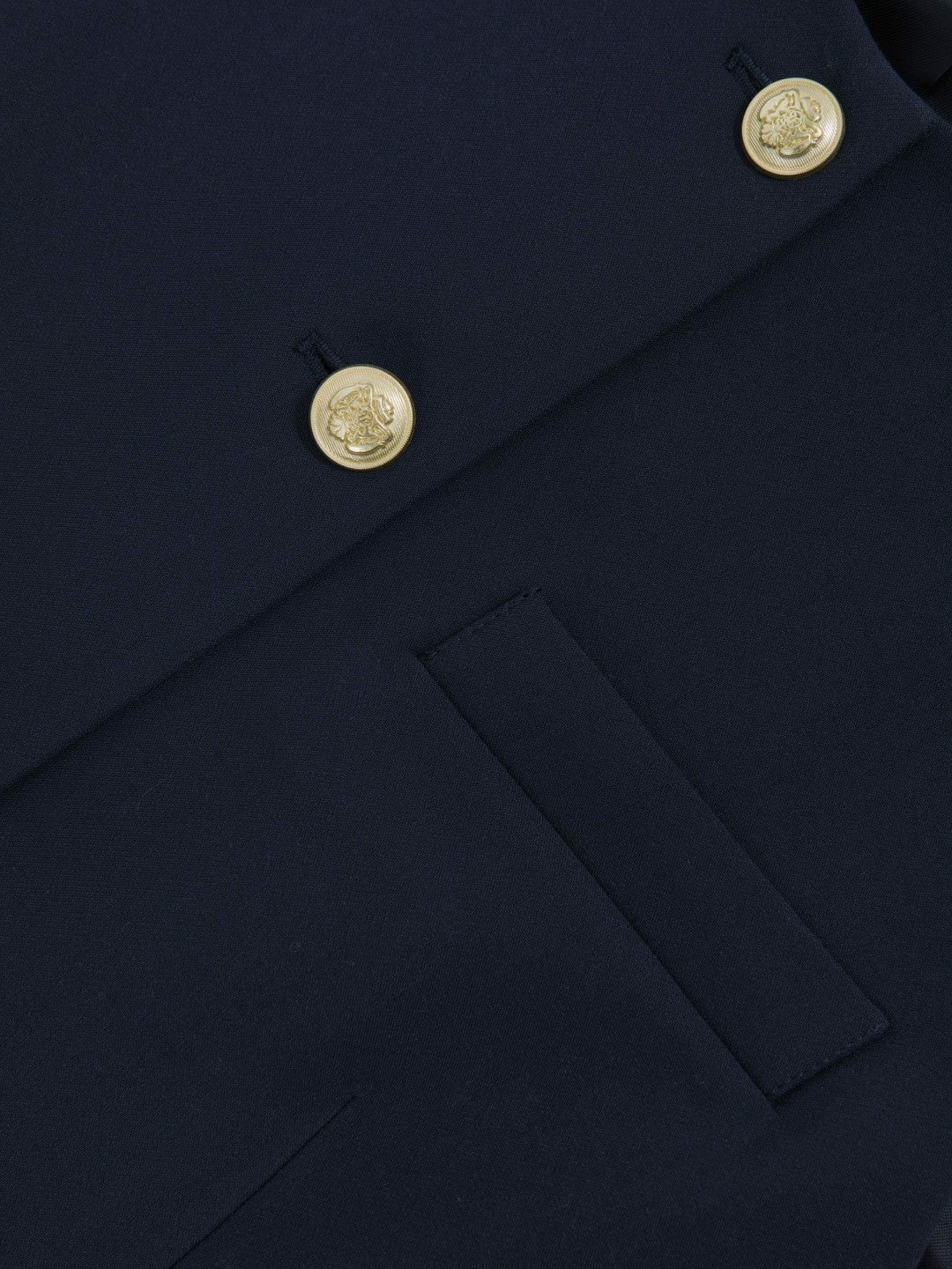 Reiss High-Neck Longline Waistcoat in Navy