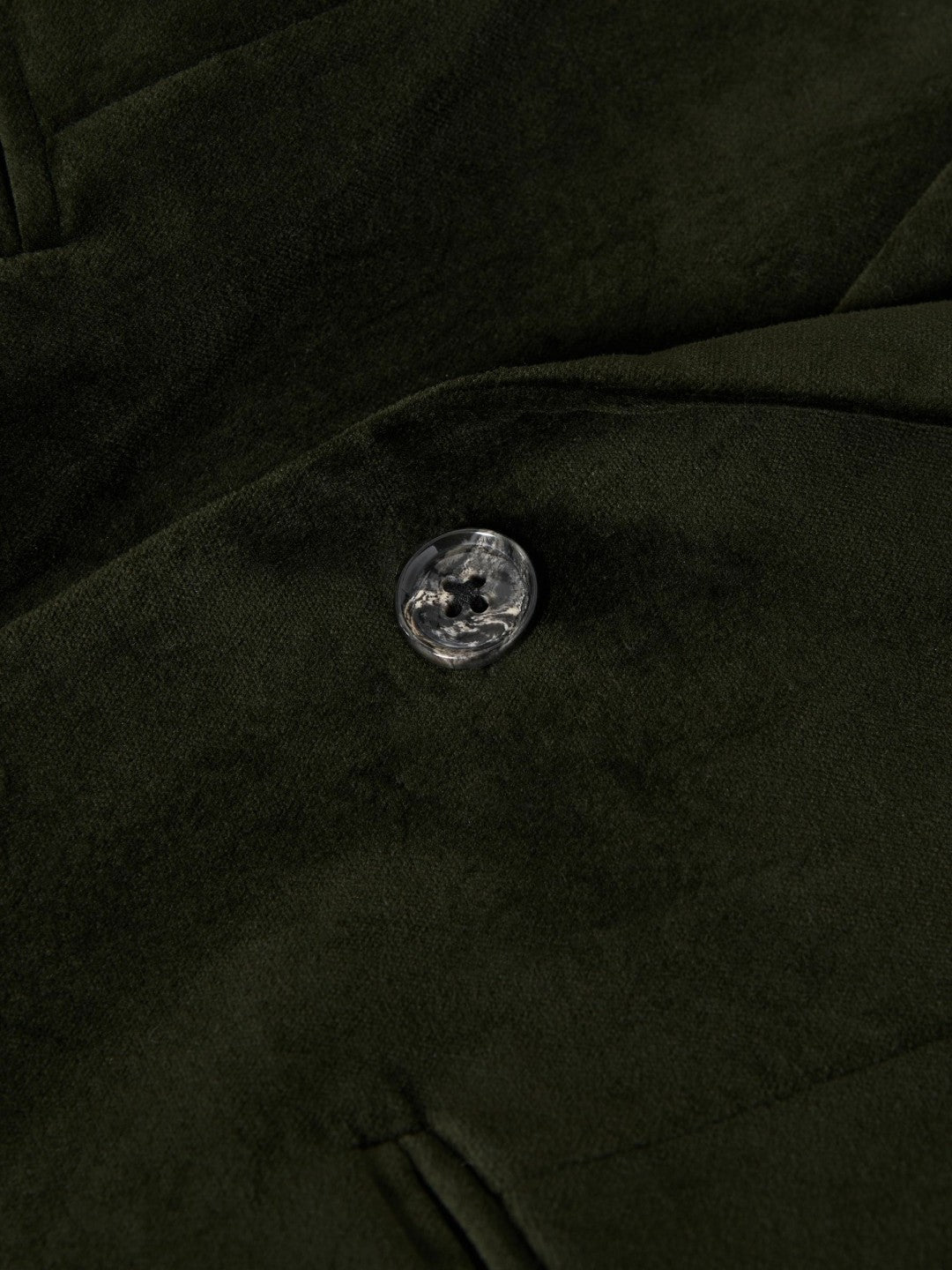 Reiss Deal - 9-14 yrs Slim Fit Velvet Single Breasted Blazer in Emerald