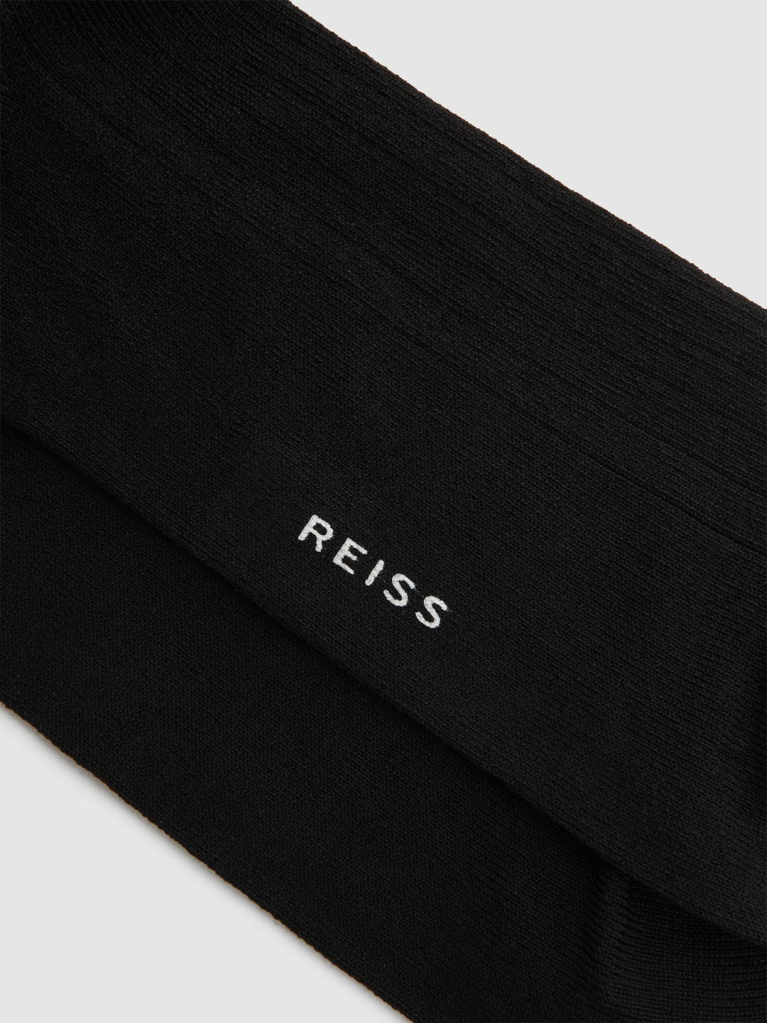 Reiss Popular Choice - Ribbed Socks in Black