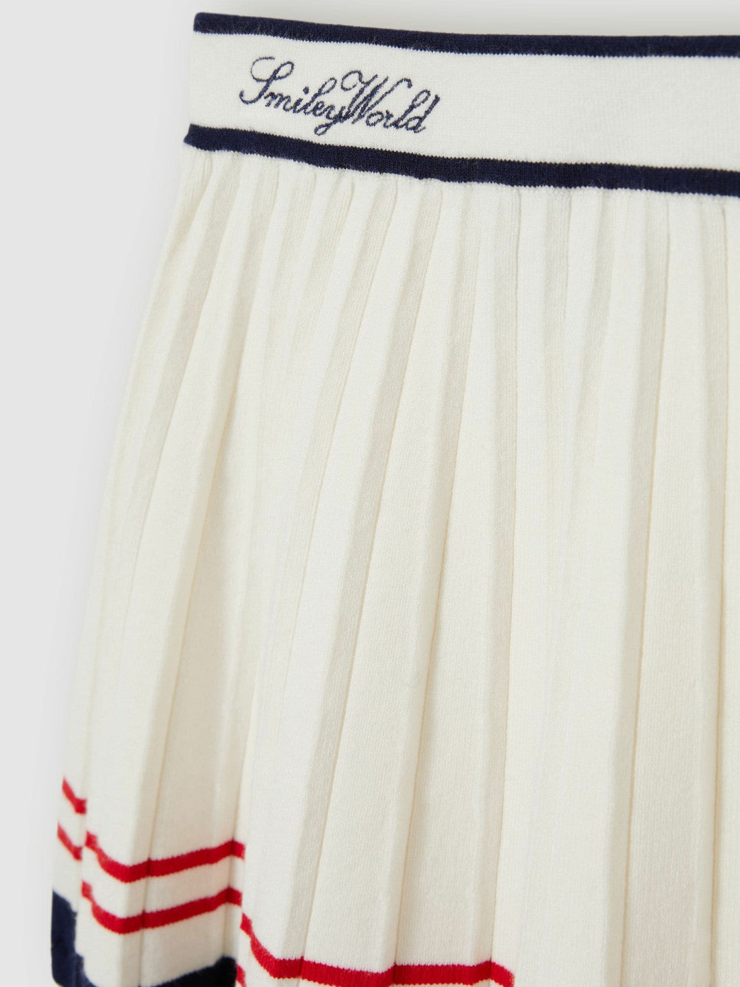 Reiss Best Seller - 4-9 yrs SmileyWorld Tennis Skirt in Off White