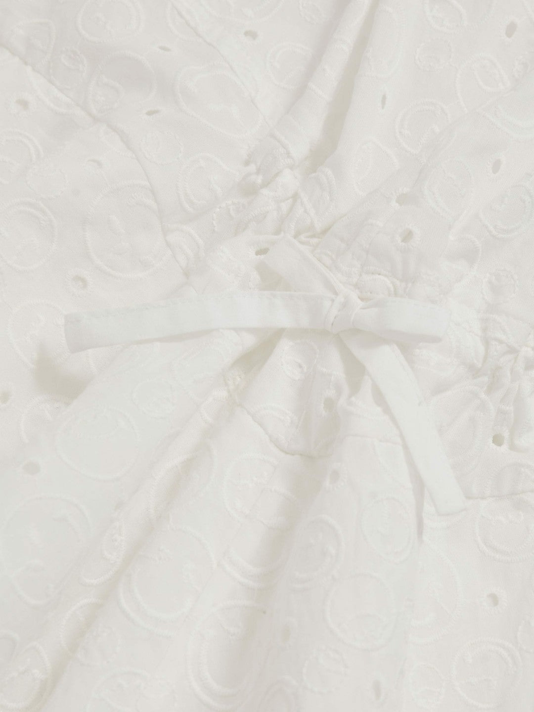 Reiss Savings - 9-13 yrs SmileyWorld Broderie Logo Dress in Ivory