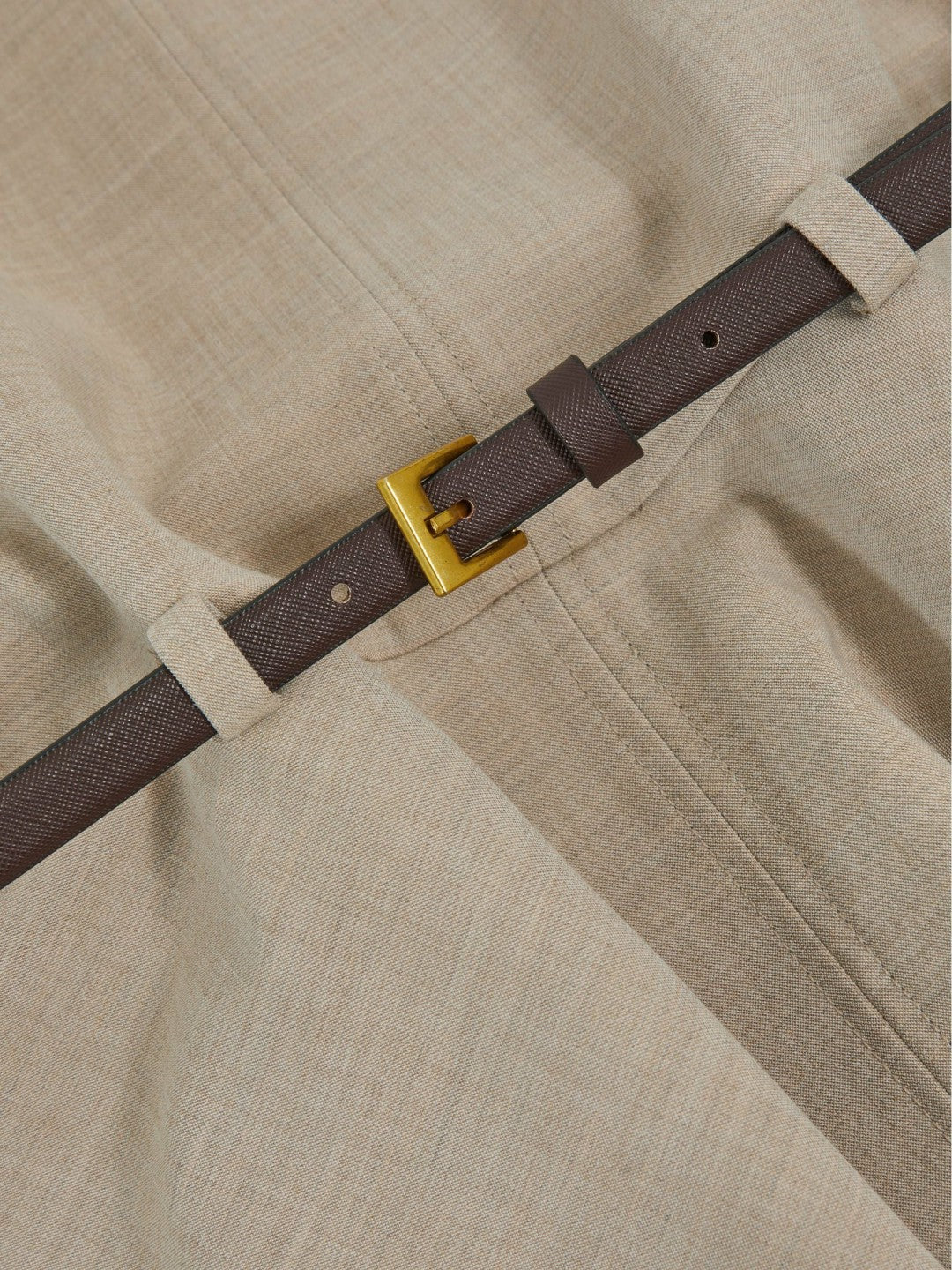 Reiss 3-9 yrs Drop Waist Belted Sleeveless Dress in Neutral
