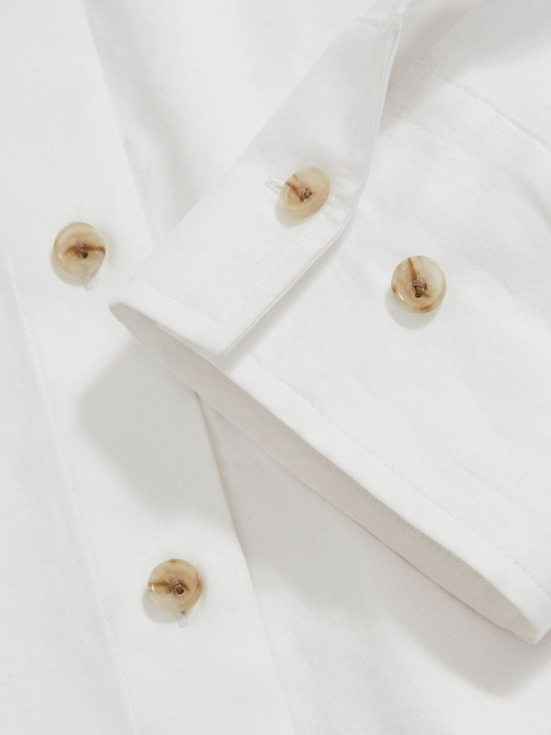 Reiss Cotton Button Through Oxford Shirt in White