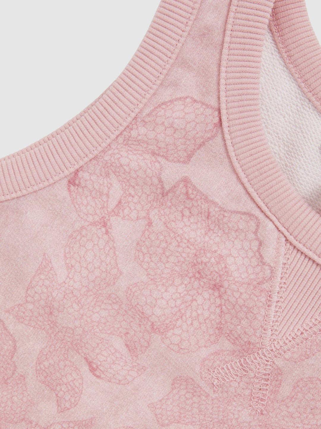 Reiss 13-14 yrs Cotton Floral Vest and Joggers Set in Pink Print