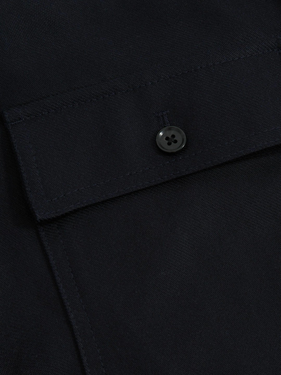 Reiss Featured - Lyocell Cotton Wide Utility Trousers in Navy