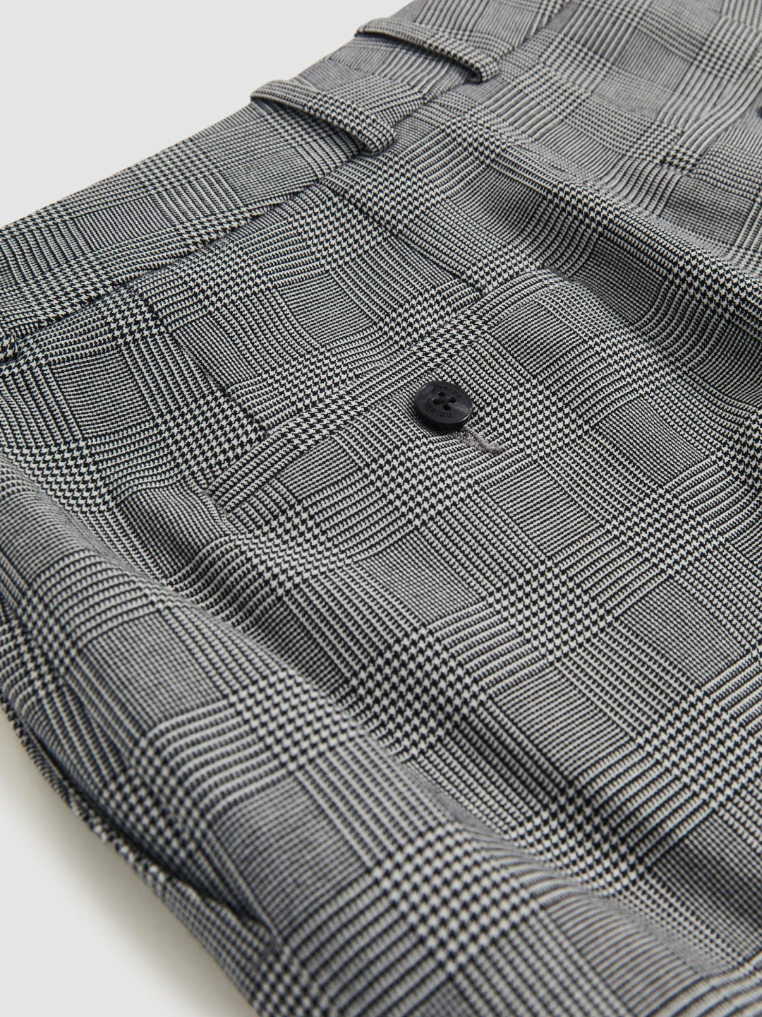 Reiss Popular Choice - Petite Check Slim-Fit Suit Trousers in Grey
