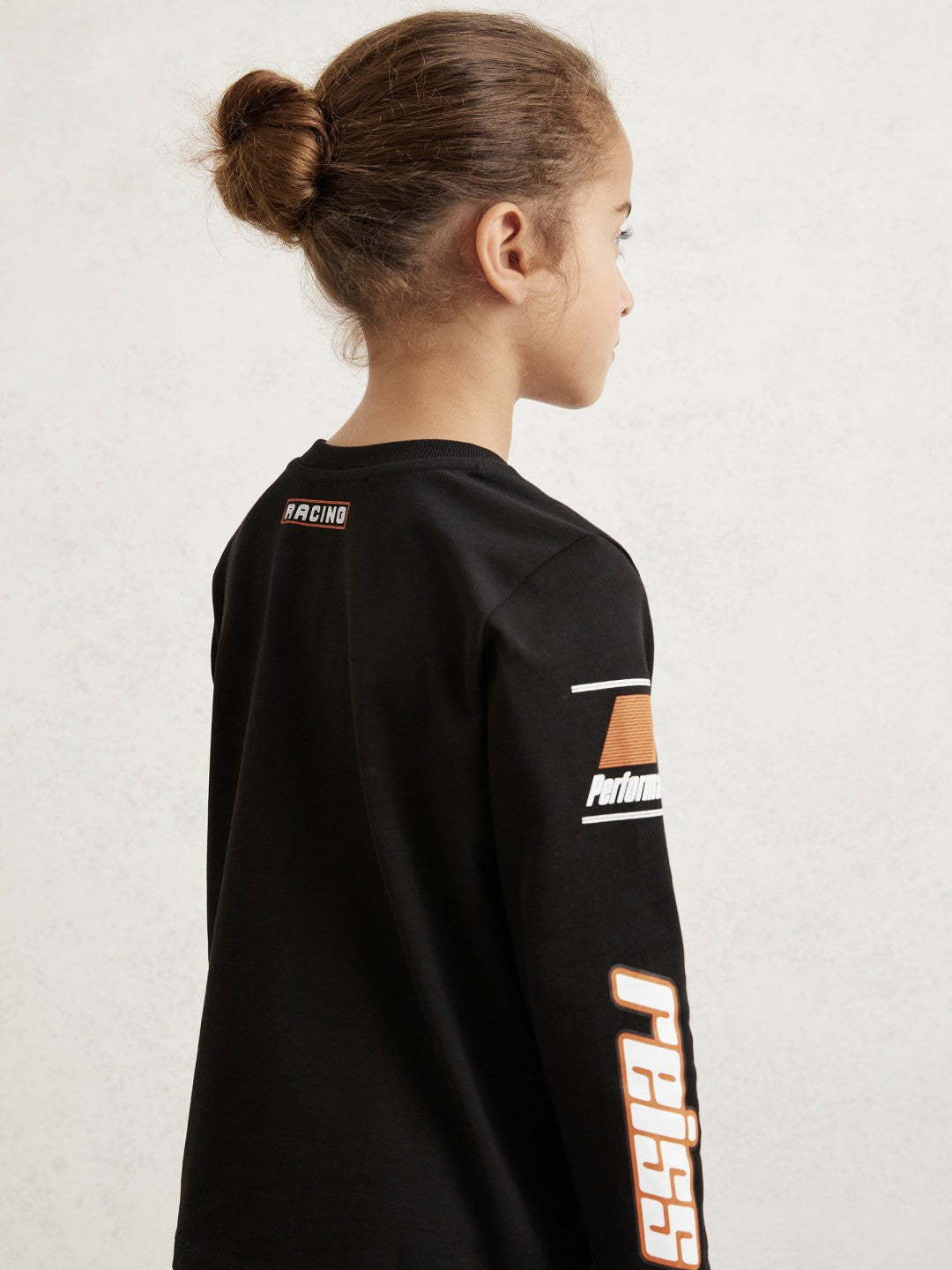 Reiss 13-14 yrs McLaren F1 Team Cotton Logo T-Shirt Unisex Fit in Black