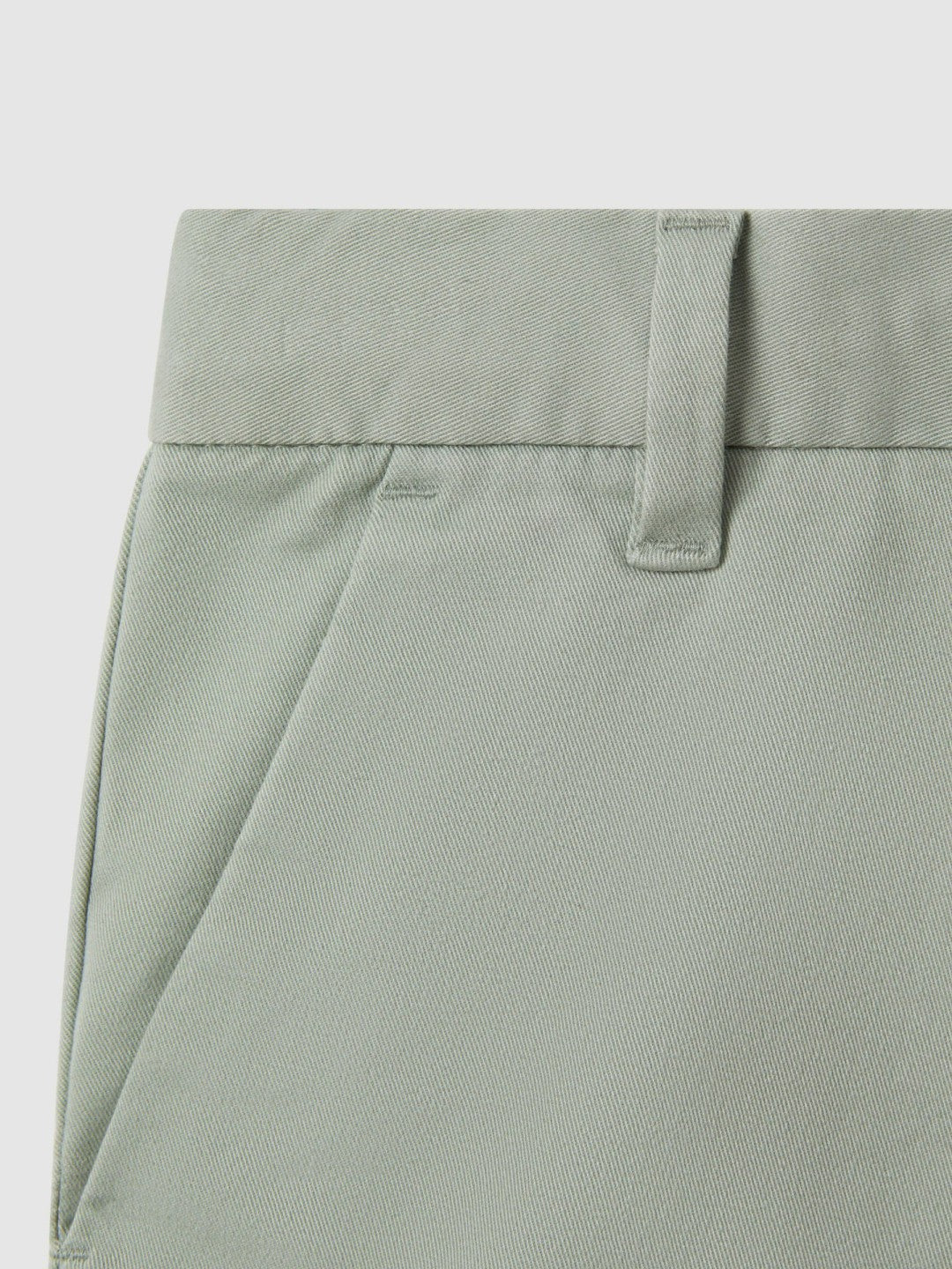 Reiss 3-9 yrs Cotton Chino Shorts with Stretch in Pistachio