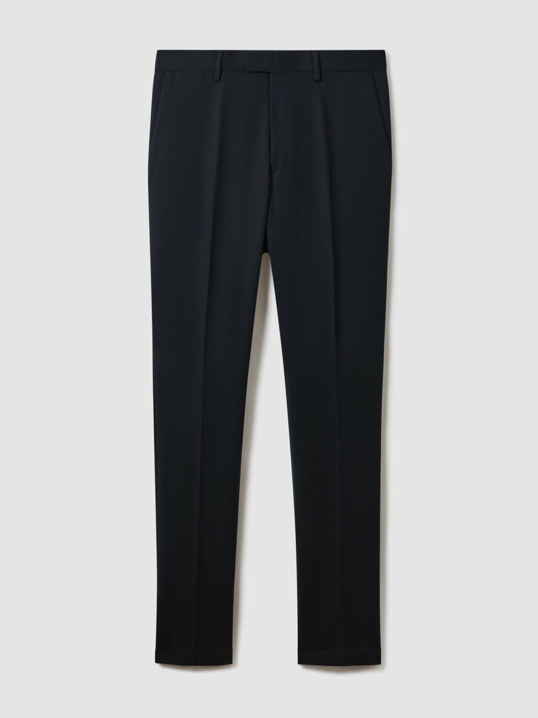 Reiss Slim Fit Cotton Blend Chinos in Navy