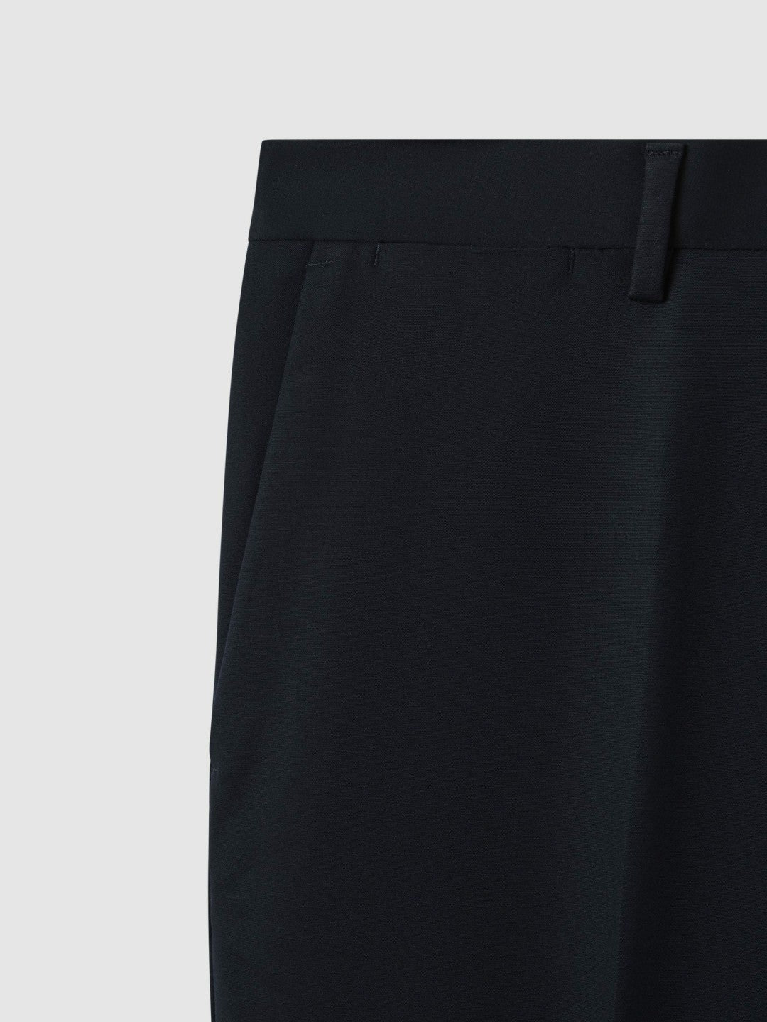 Reiss Slim Fit Cotton Blend Chinos in Navy
