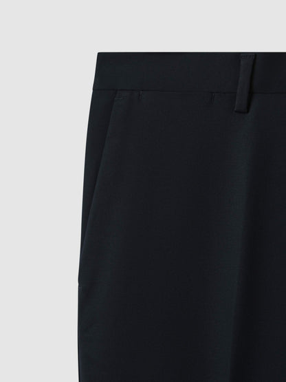 Reiss Slim Fit Cotton Blend Chinos in Navy